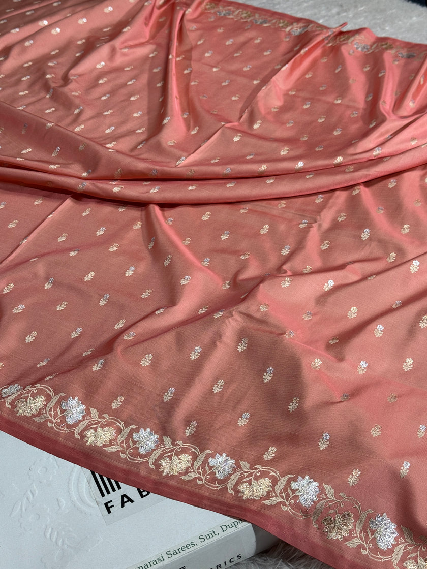 BANARASI MASHRU KATAN SILK SAREE HN541