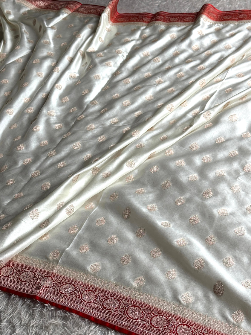 BANARASI MASHRU KATAN SILK SAREE MK048