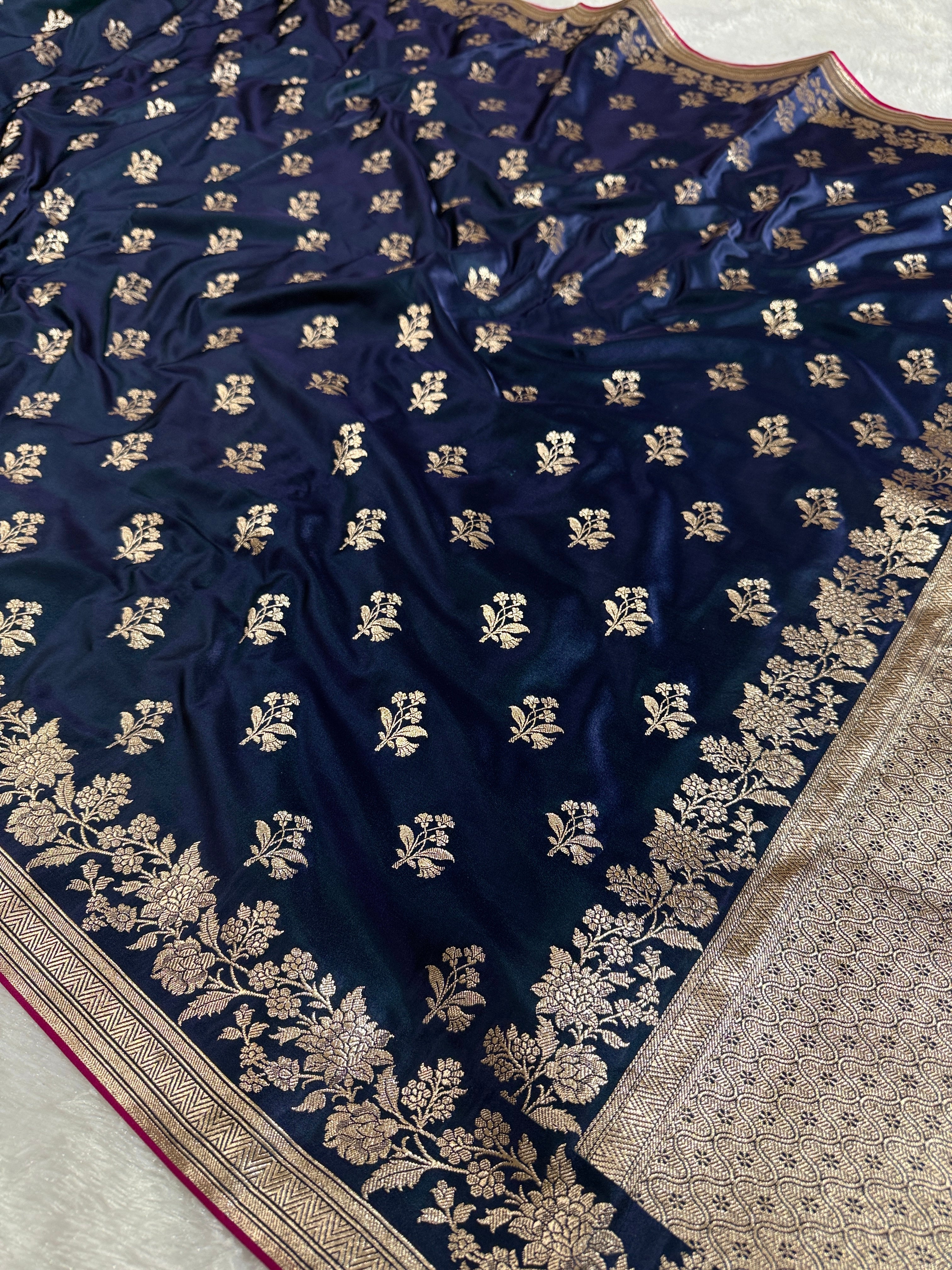 BANARASI MASHRU KATAN SILK SAREE HN532