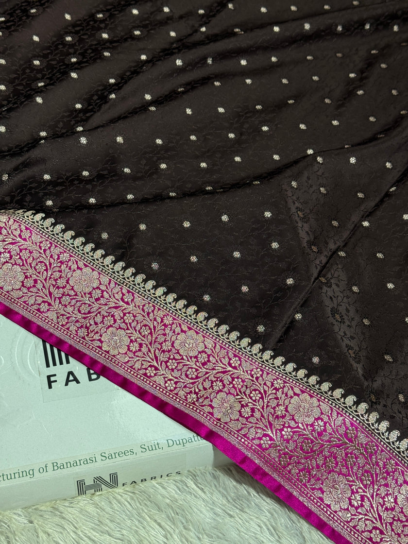 BANARASI MASHRU KATAN SILK SAREE HN820