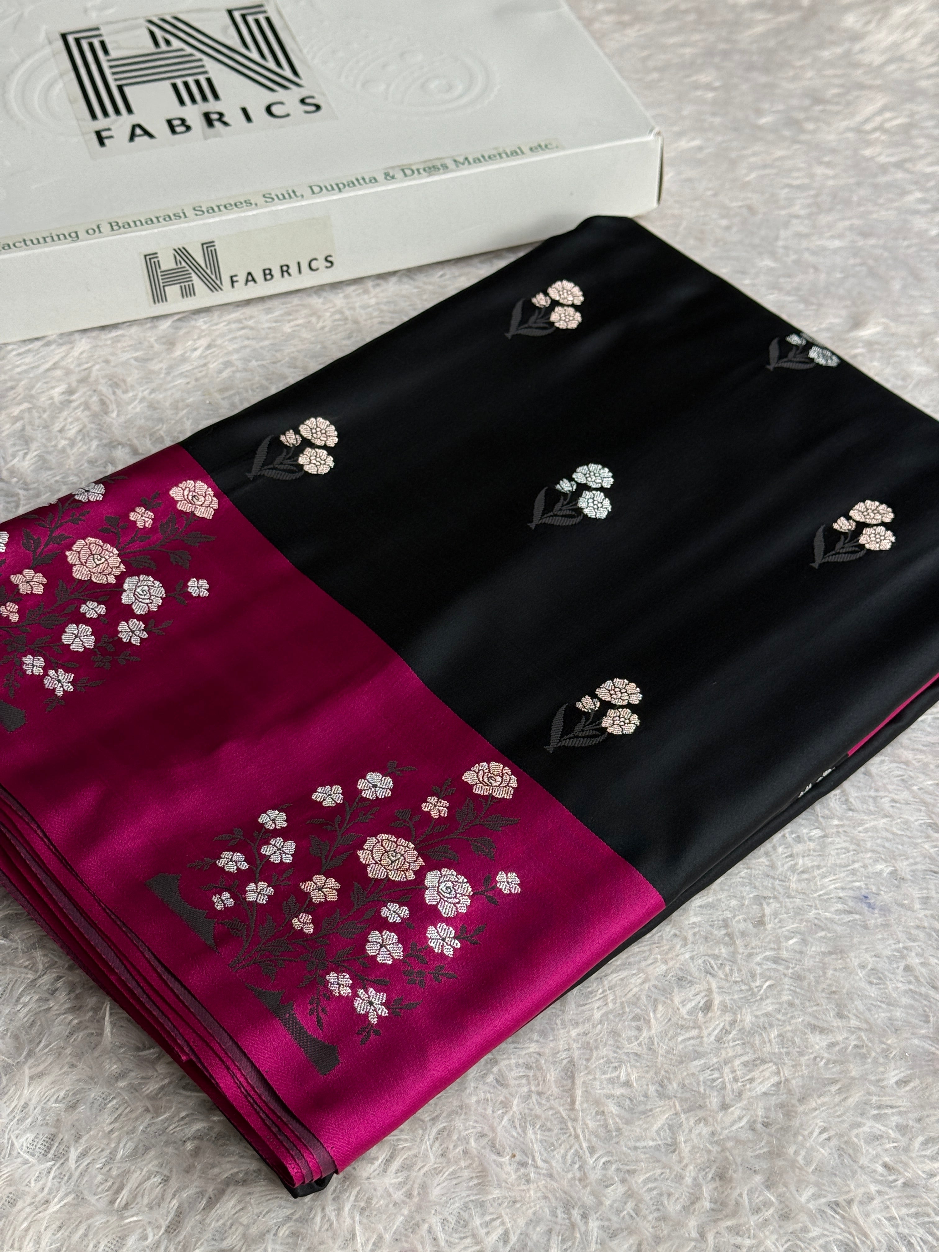 BANARASI MASHRU KATAN SILK SAREE MK057