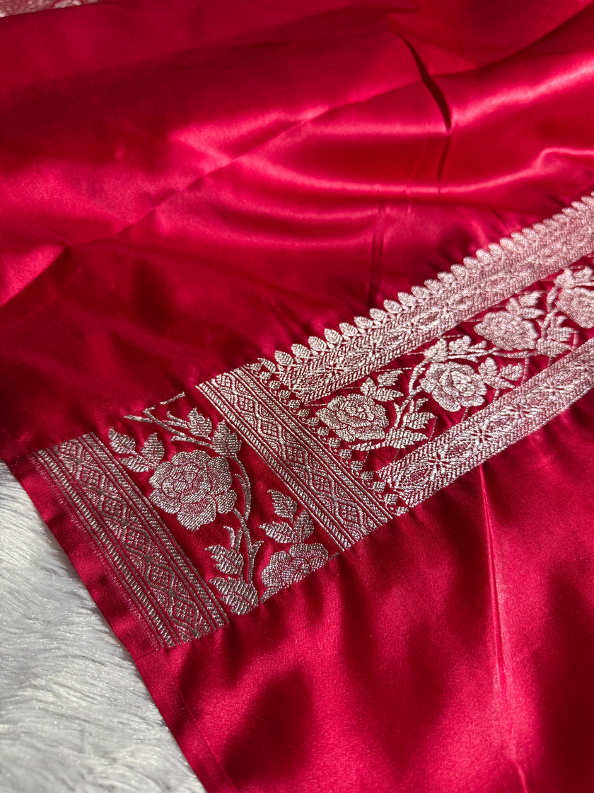 BANARASI MASHRU KATAN SILK SAREE HN507