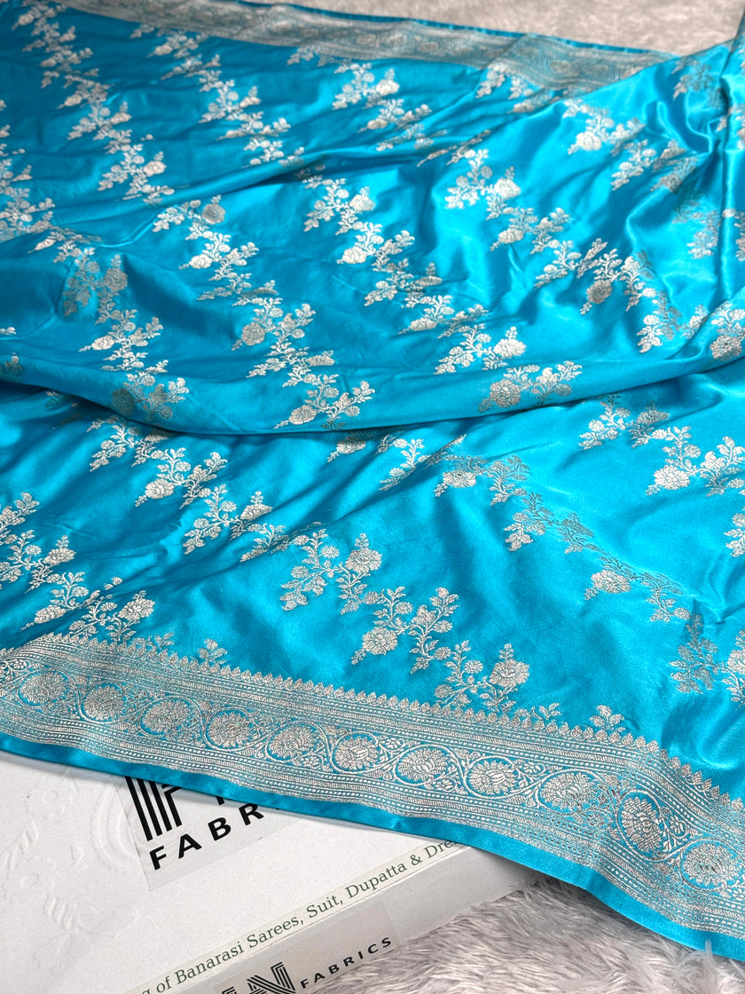 BANARASI MASHRU KATAN SILK SAREE HN580