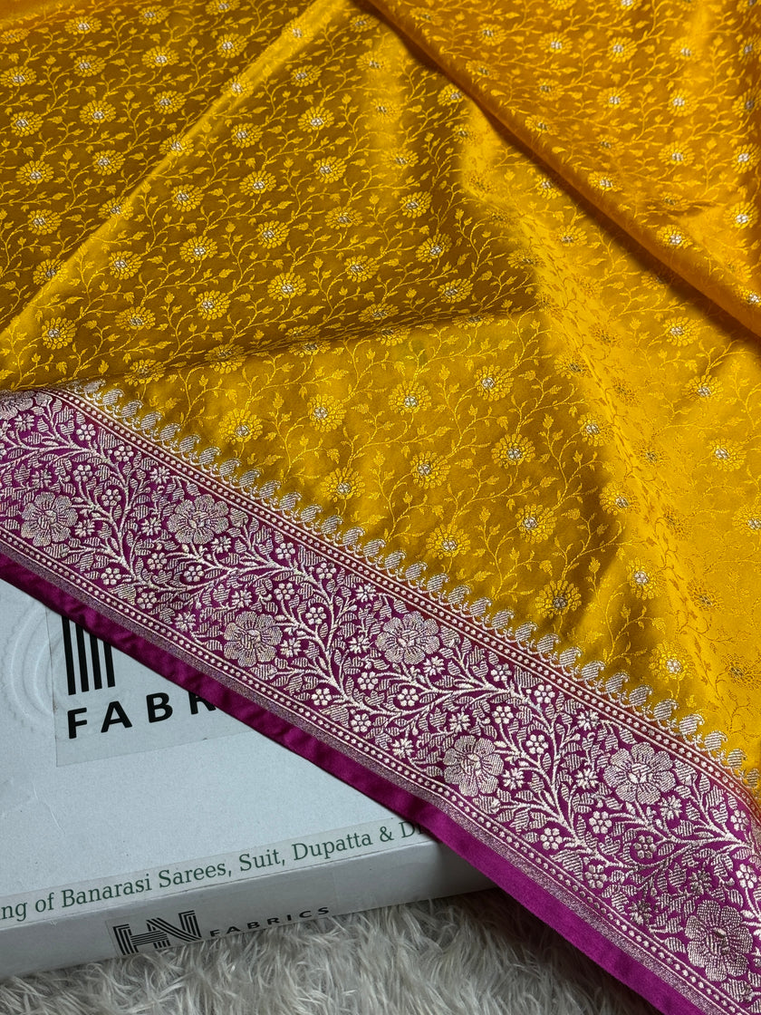 BANARASI MASHRU KATAN SILK SAREE HN820