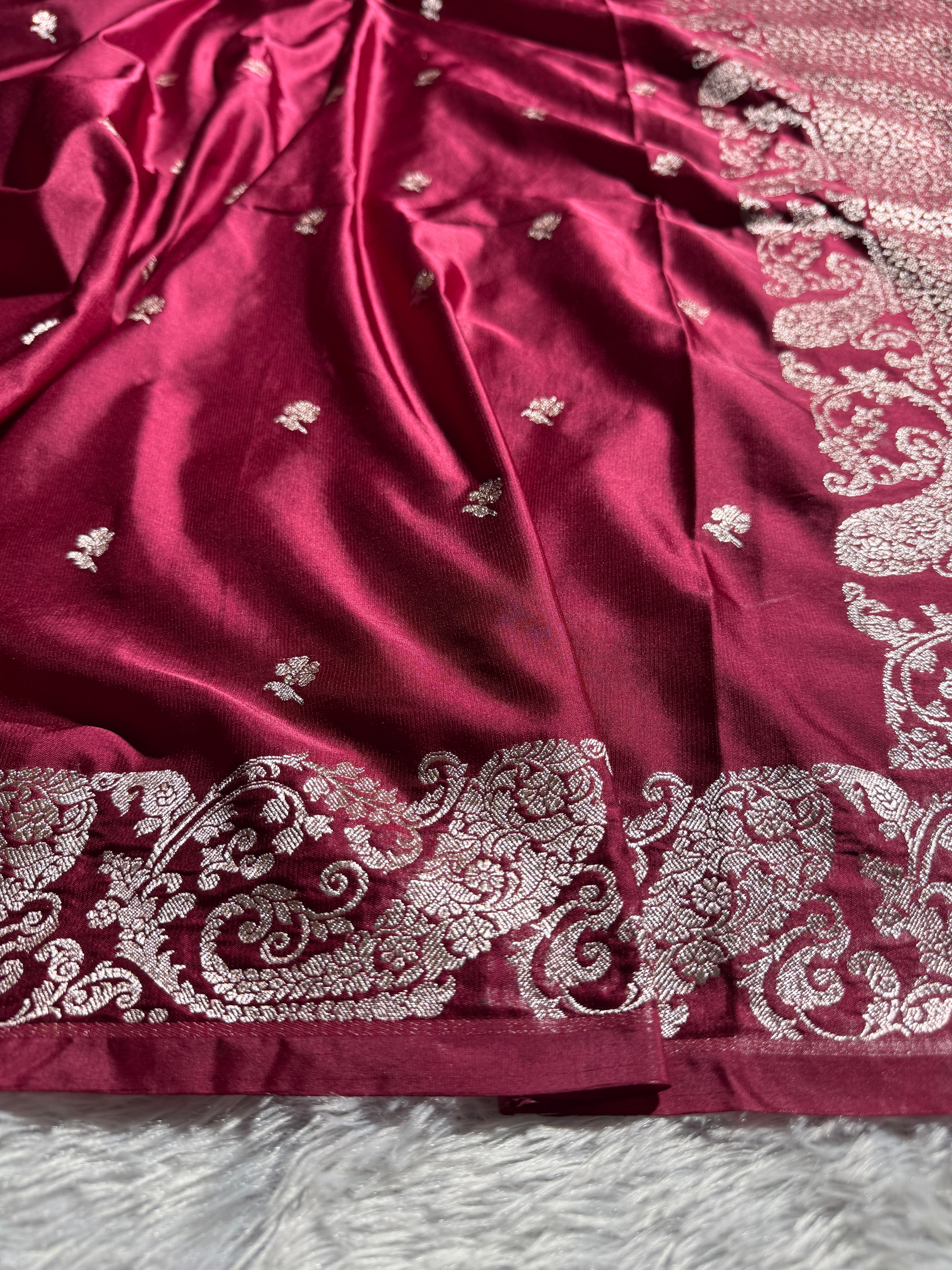 BANARASI MASHRU KATAN SILK SAREE HN123