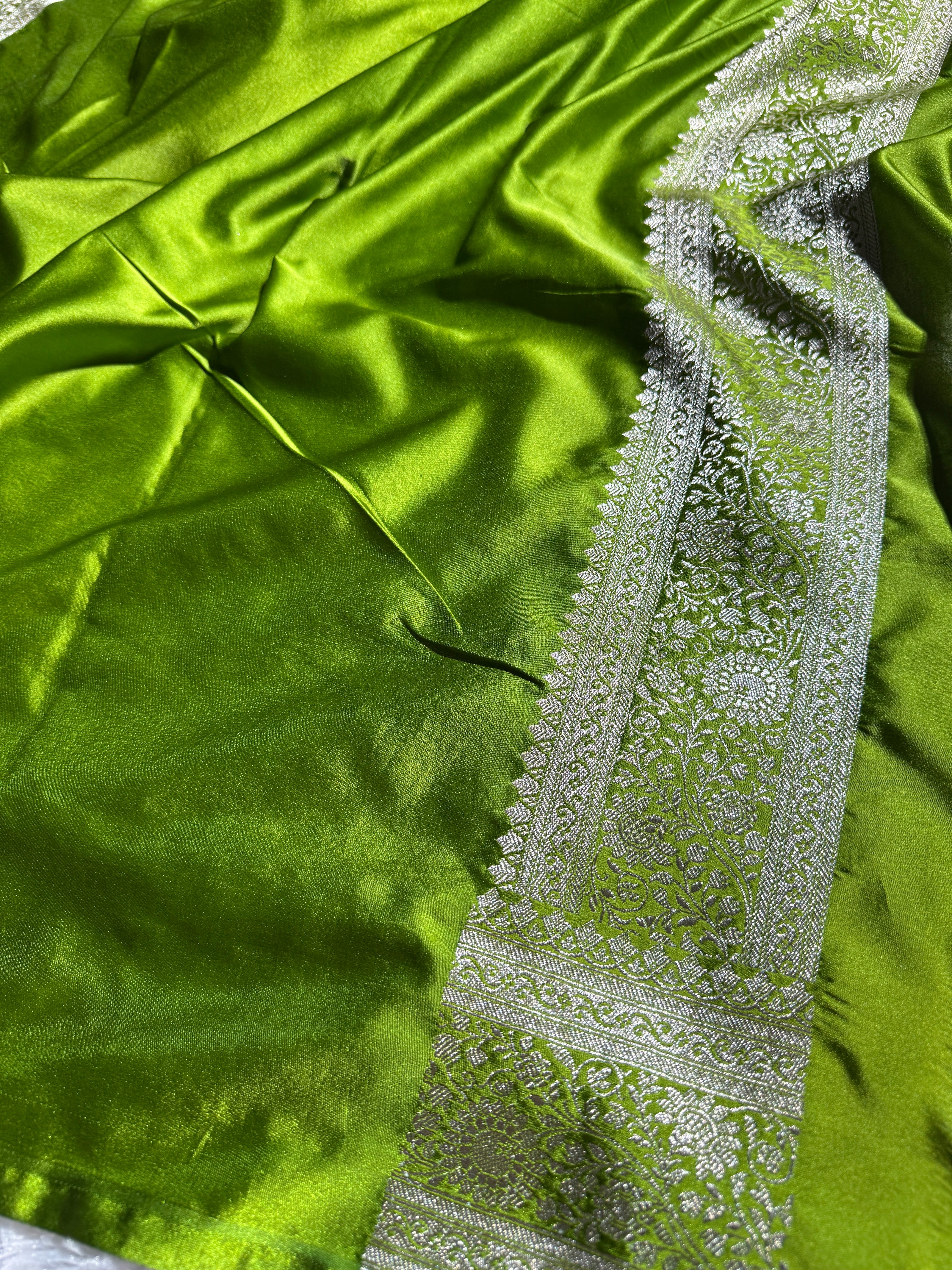 BANARASI MASHRU KATAN SILK SAREE HN199