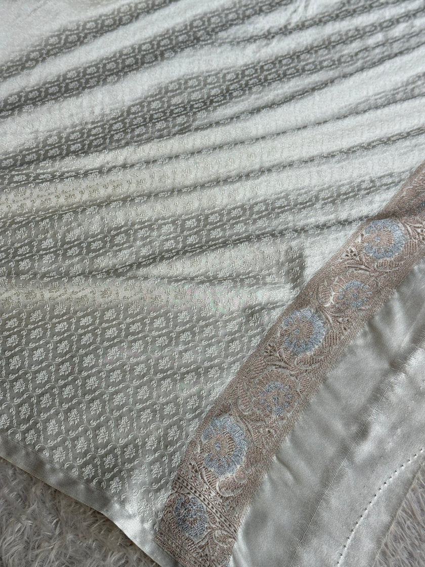 BANARASI MASHRU KATAN SILK SAREE MK070