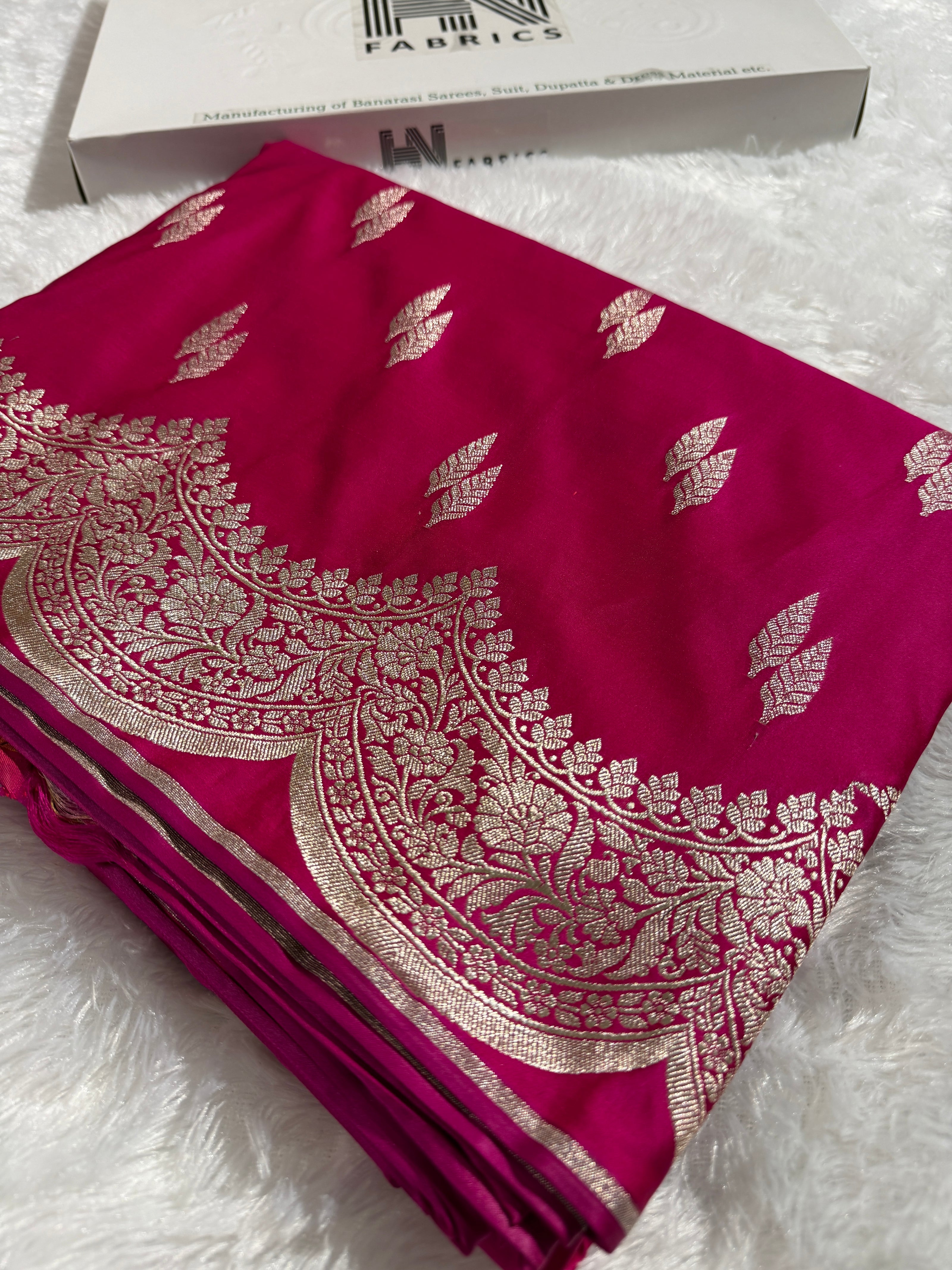 BANARASI MASHRU KATAN SILK SAREE HN530