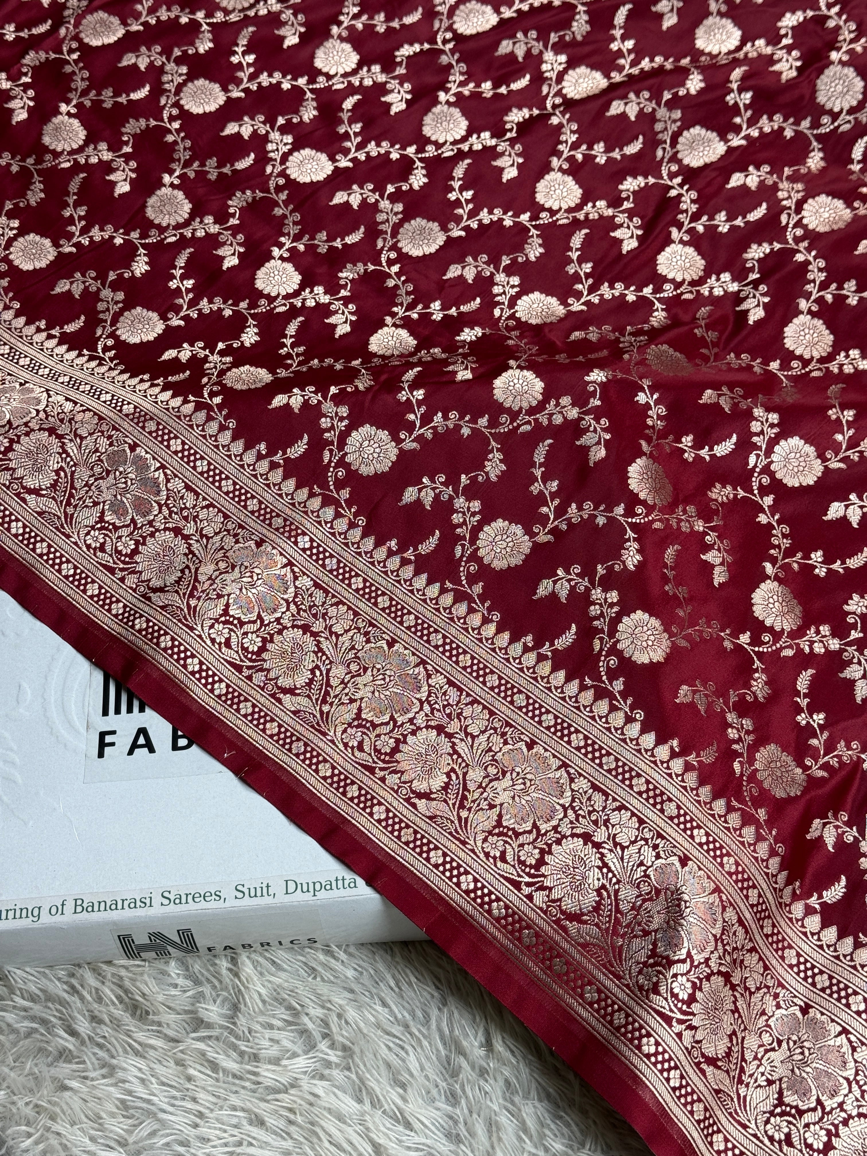 BANARASI MASHRU KATAN SILK SAREE HN950