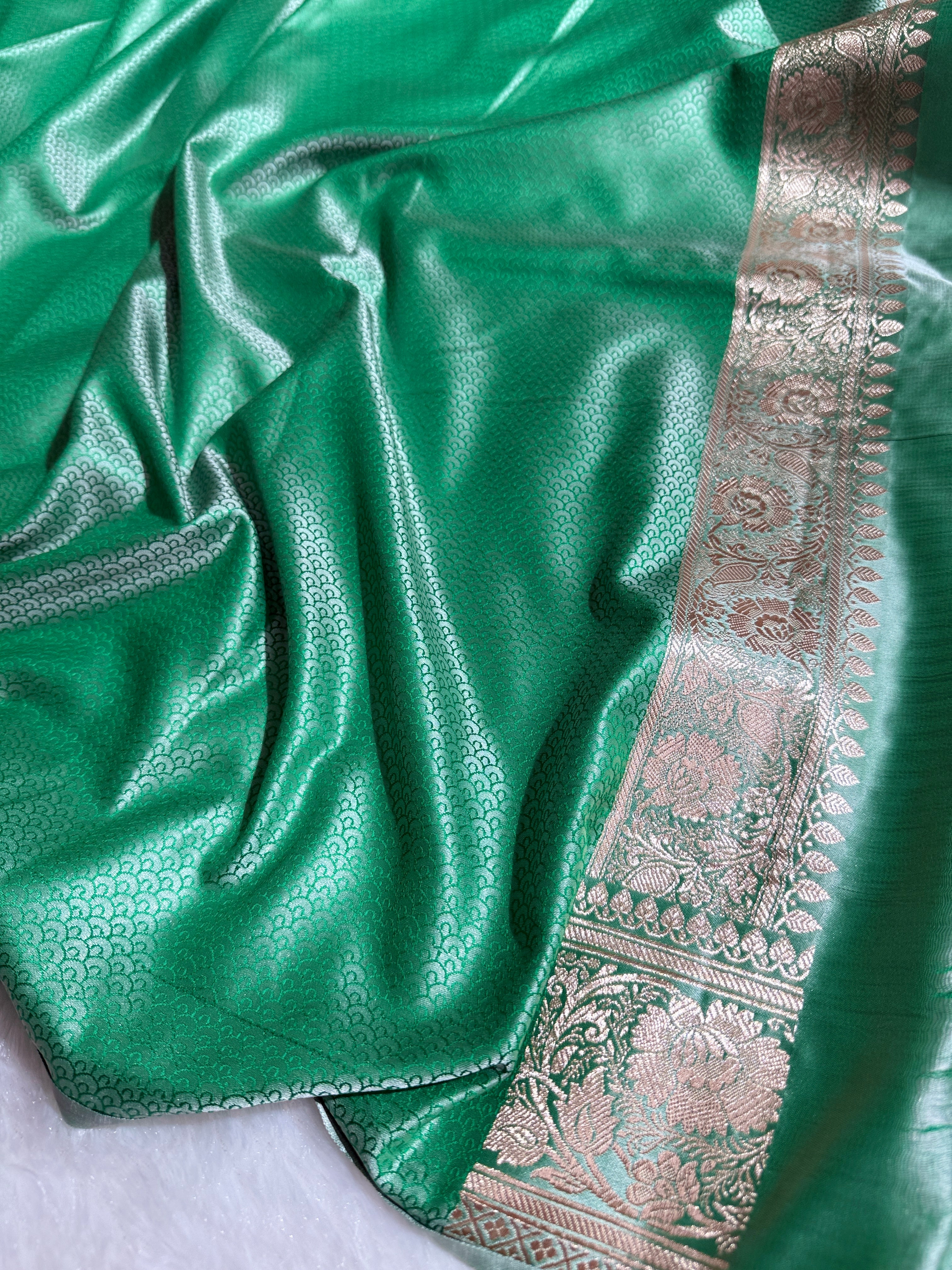 BANARASI MASHRU KATAN SILK SAREE HN523