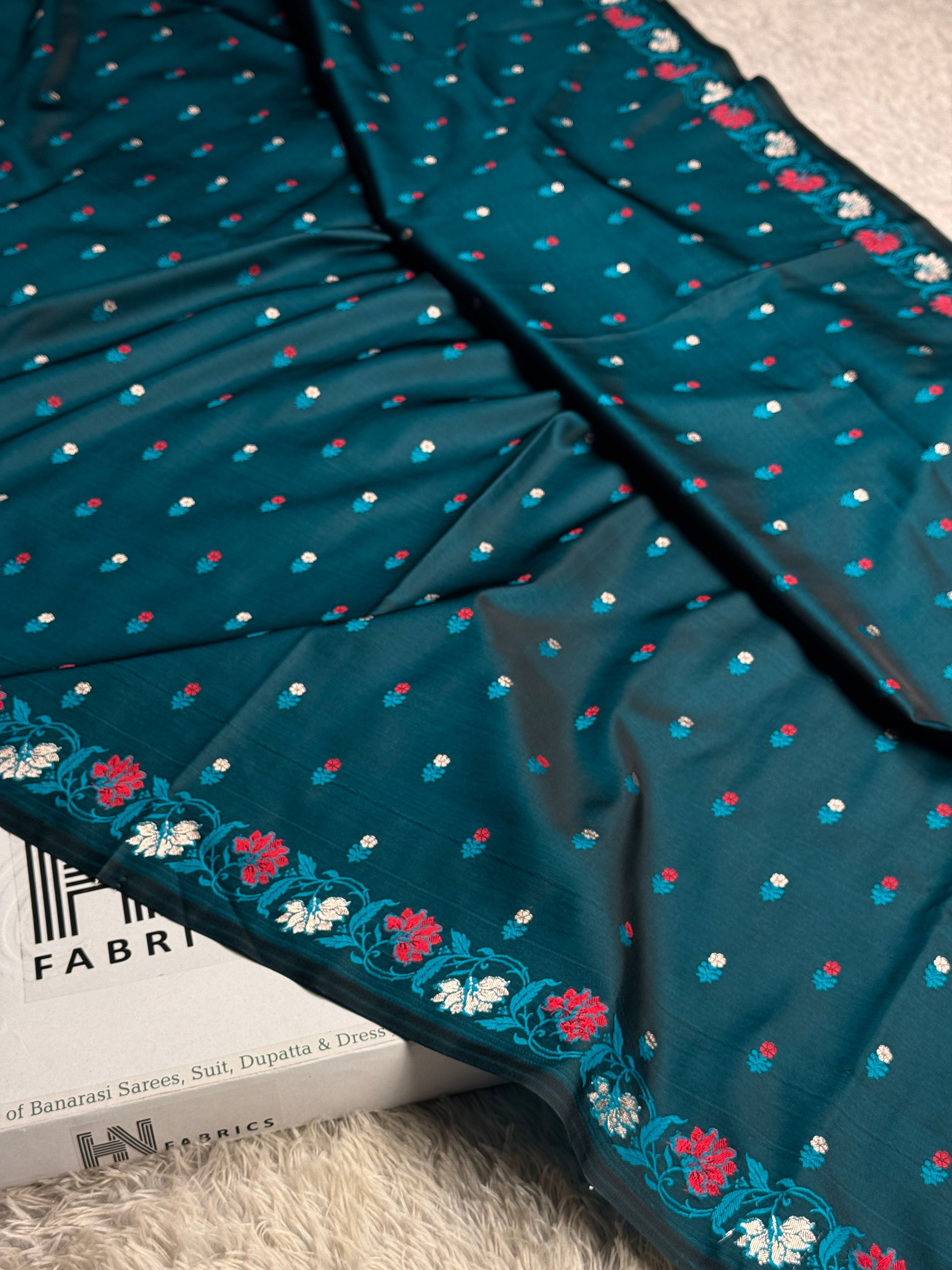 BANARASI MASHRU KATAN SILK SAREE HN541