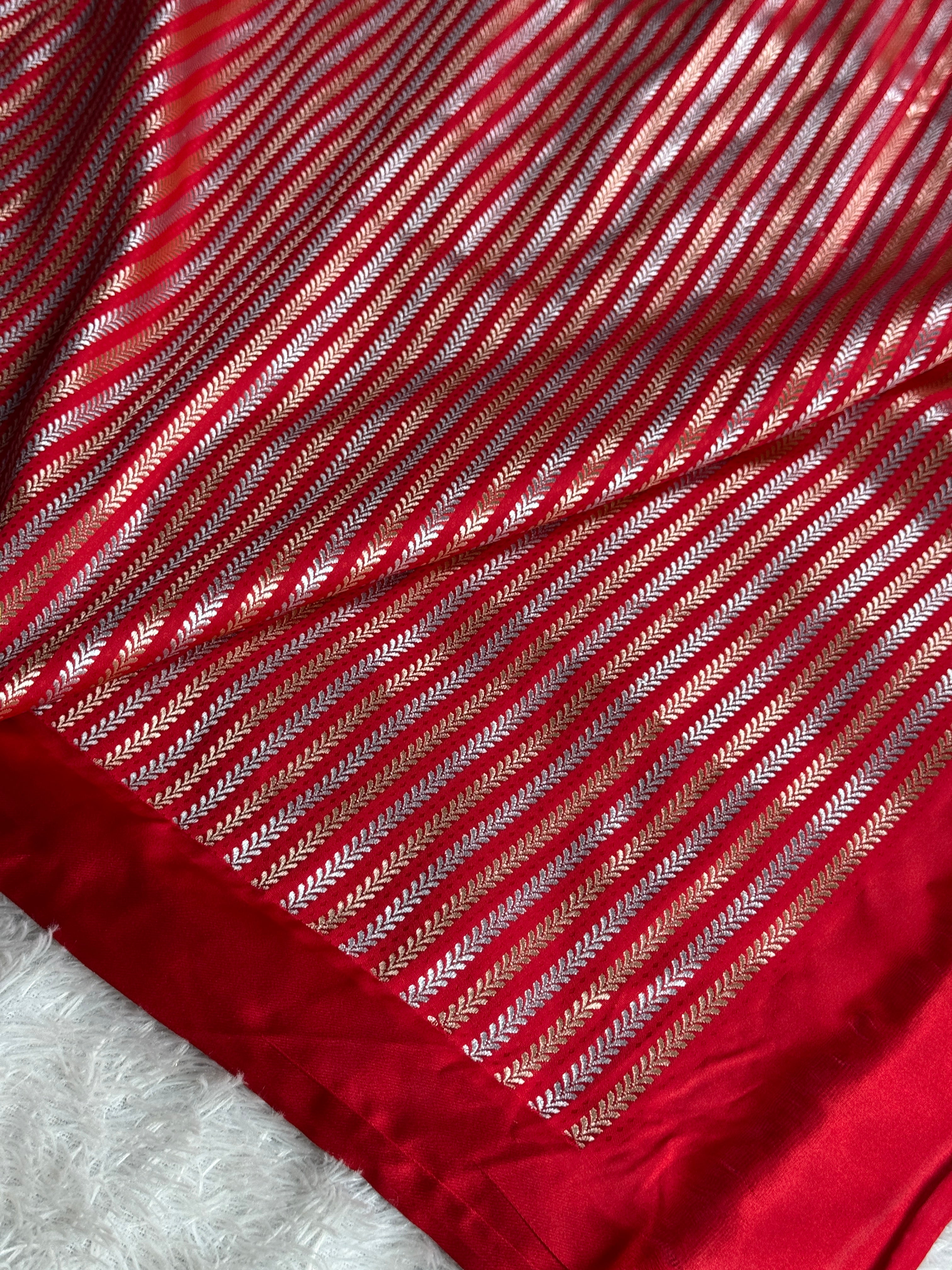 BANARASI MASHRU KATAN SILK SAREE MK021
