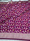 BANARASI MASHRU KATAN SILK SAREE MK55
