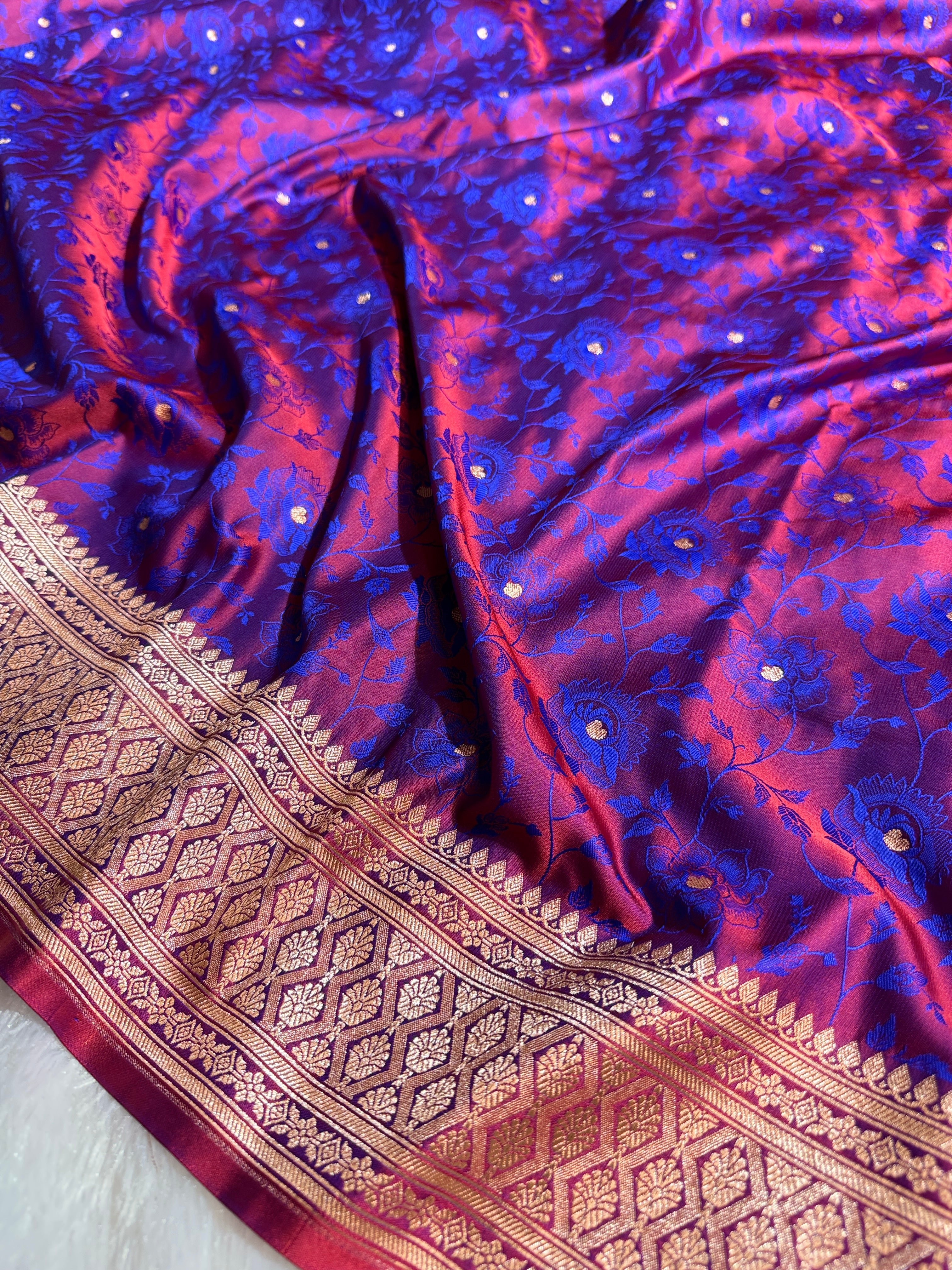 BANARASI MASHRU KATAN SILK SAREE HN300