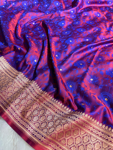 BANARASI MASHRU KATAN SILK SAREE HN300