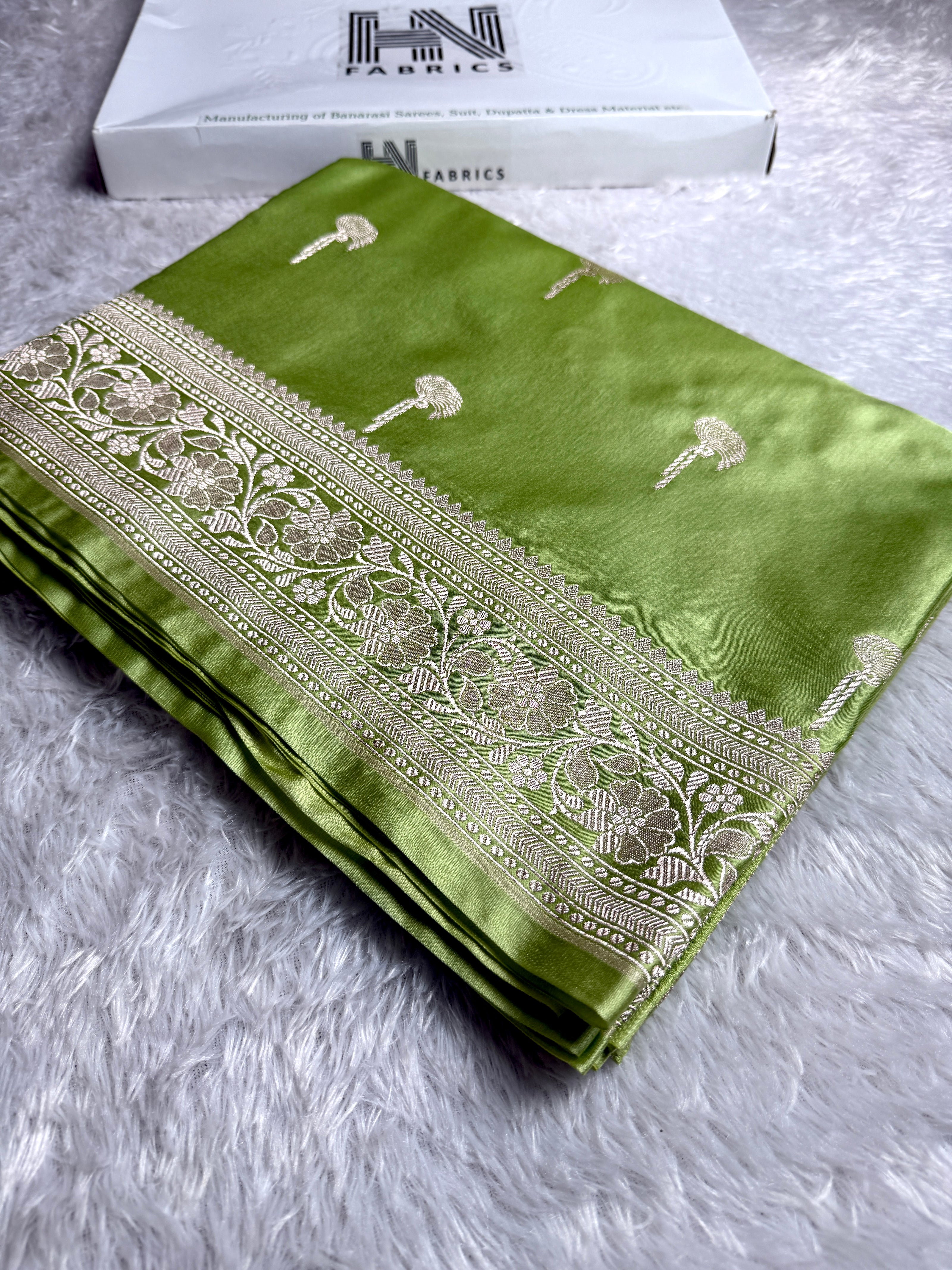 BANARASI MASHRU KATAN SILK SAREE HN546