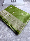 BANARASI MASHRU KATAN SILK SAREE HN546