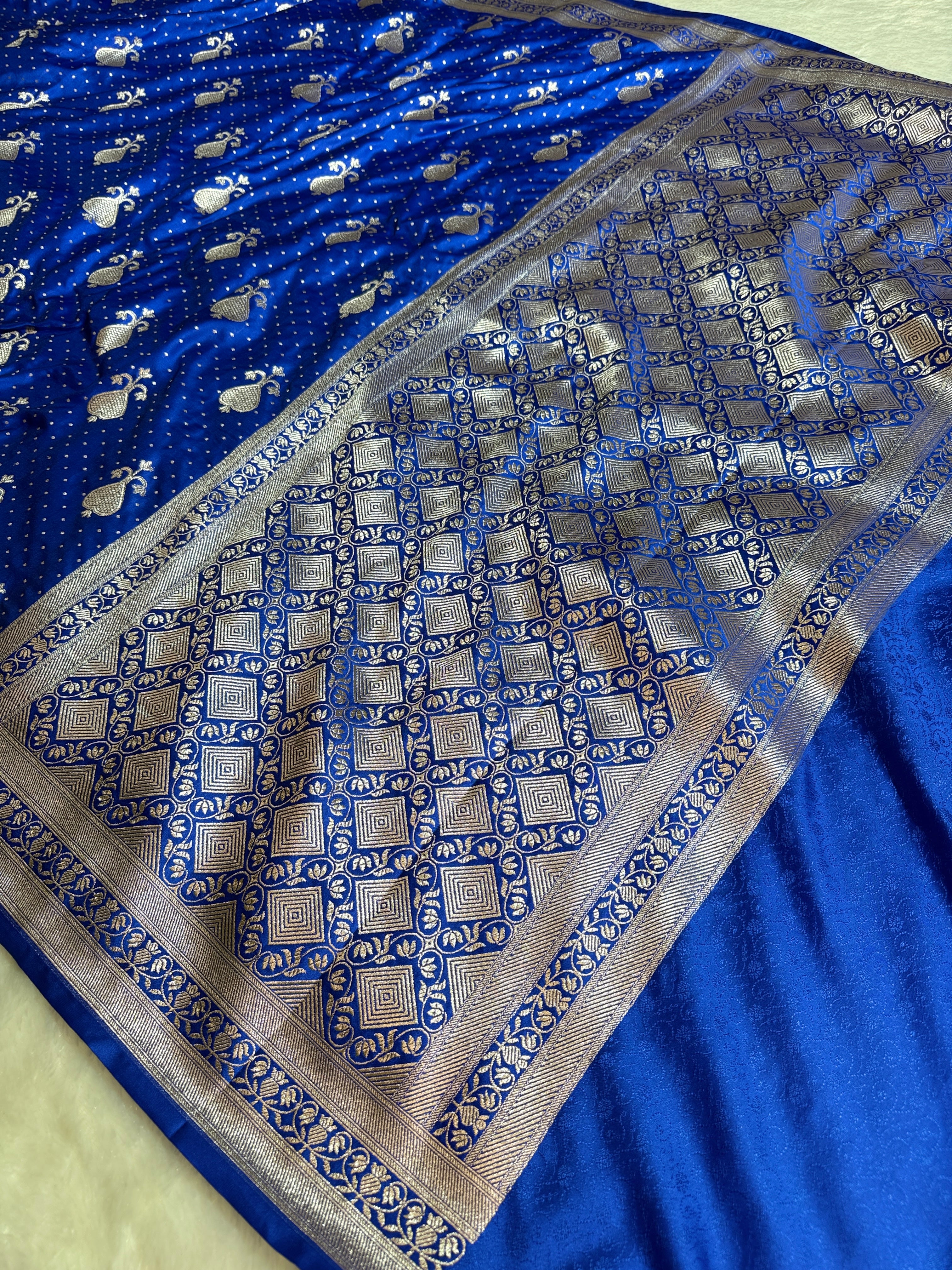 BANARASI MASHRU KATAN SILK SAREE HN525