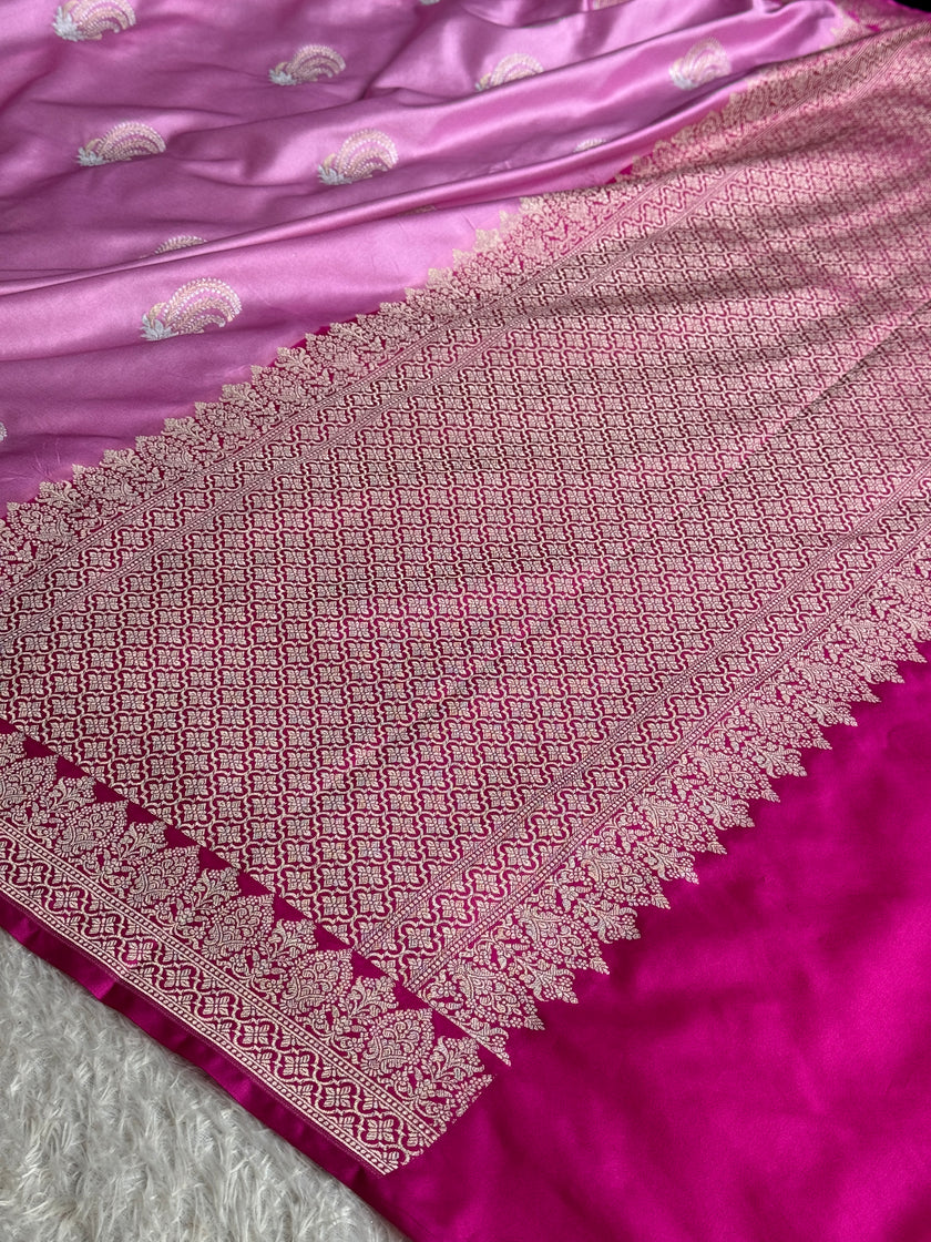 BANARASI MASHRU KATAN SILK SAREE MK 042