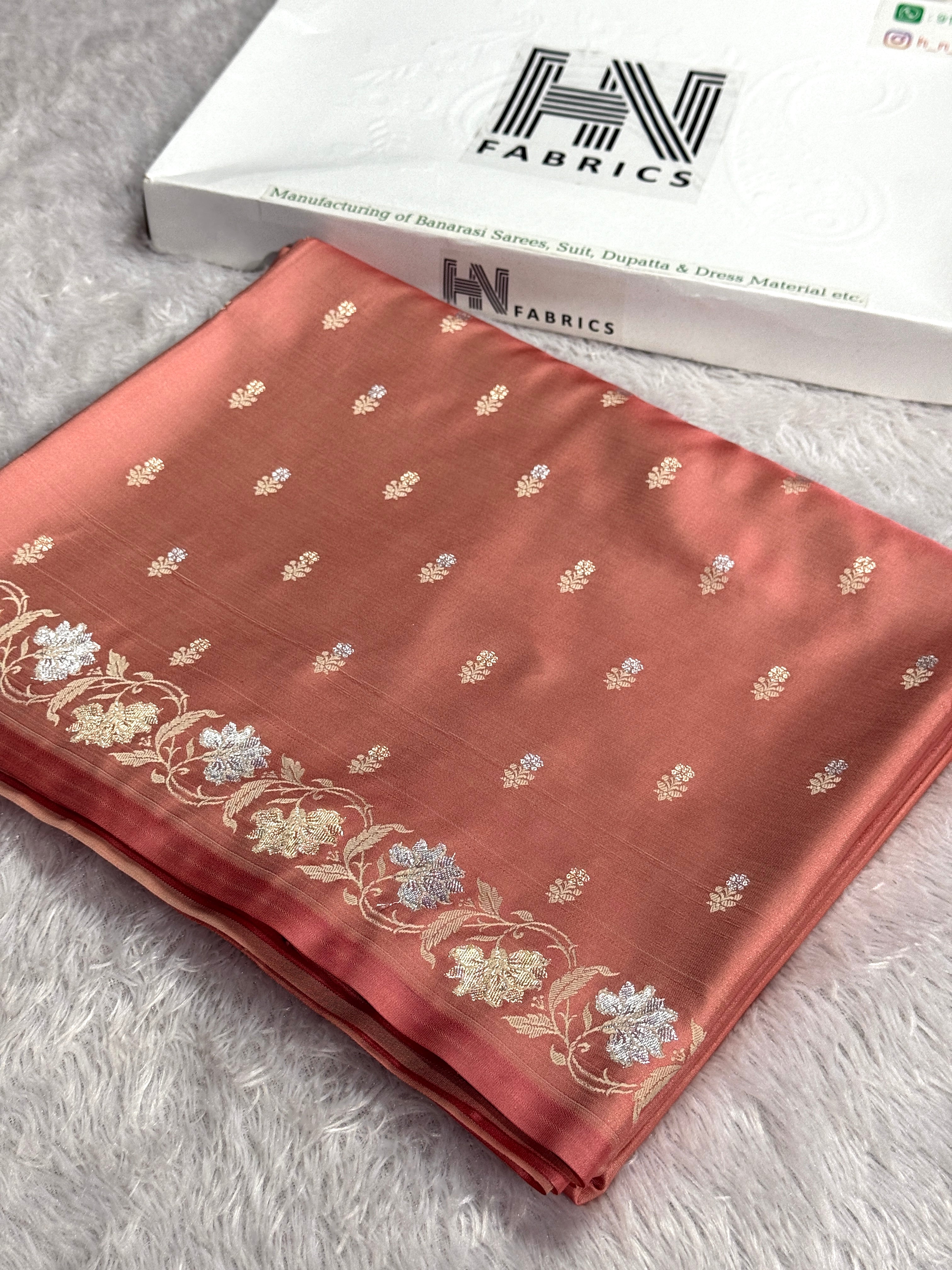 BANARASI MASHRU KATAN SILK SAREE HN541