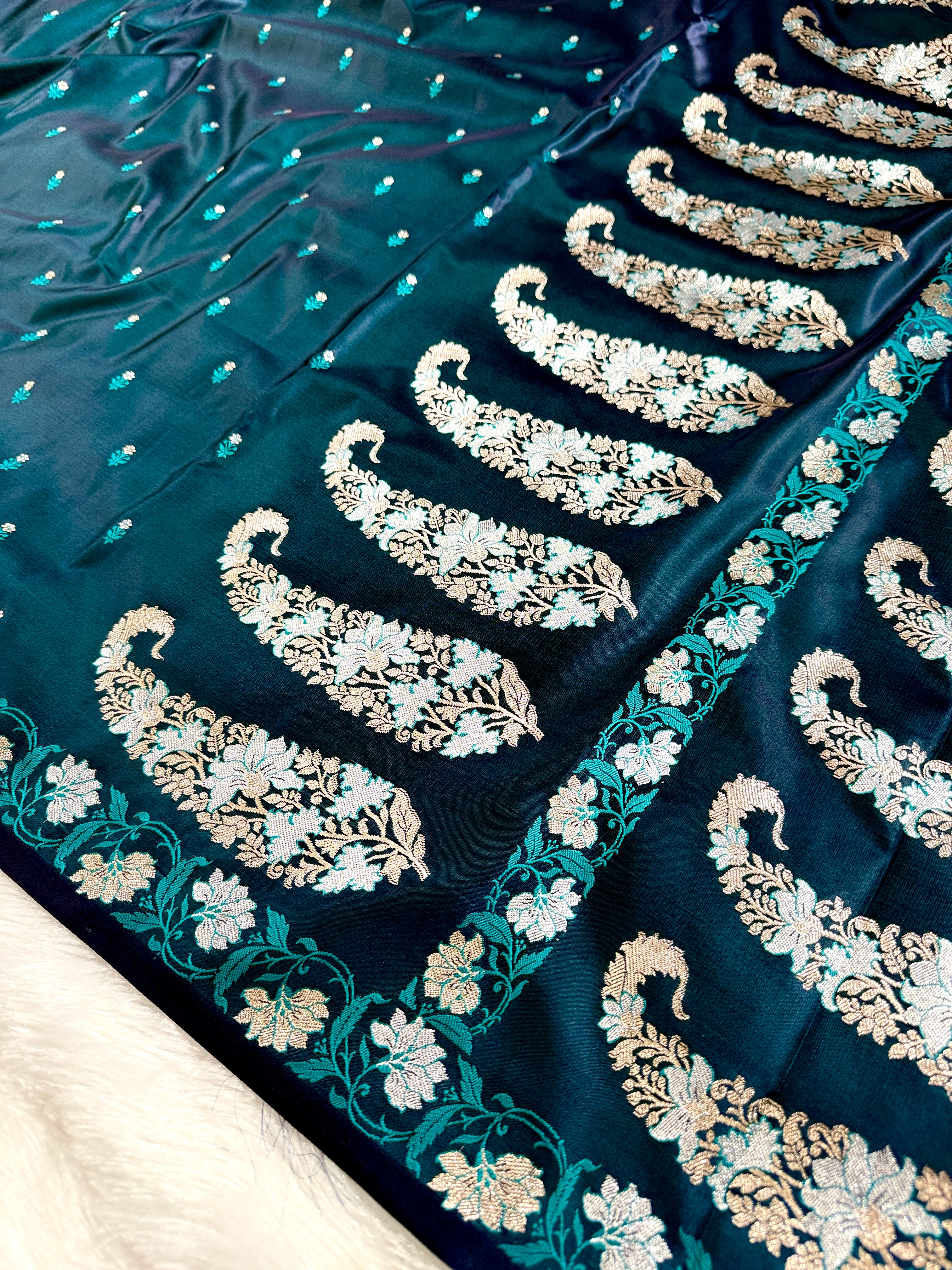 BANARASI MASHRU KATAN SILK SAREE HN541