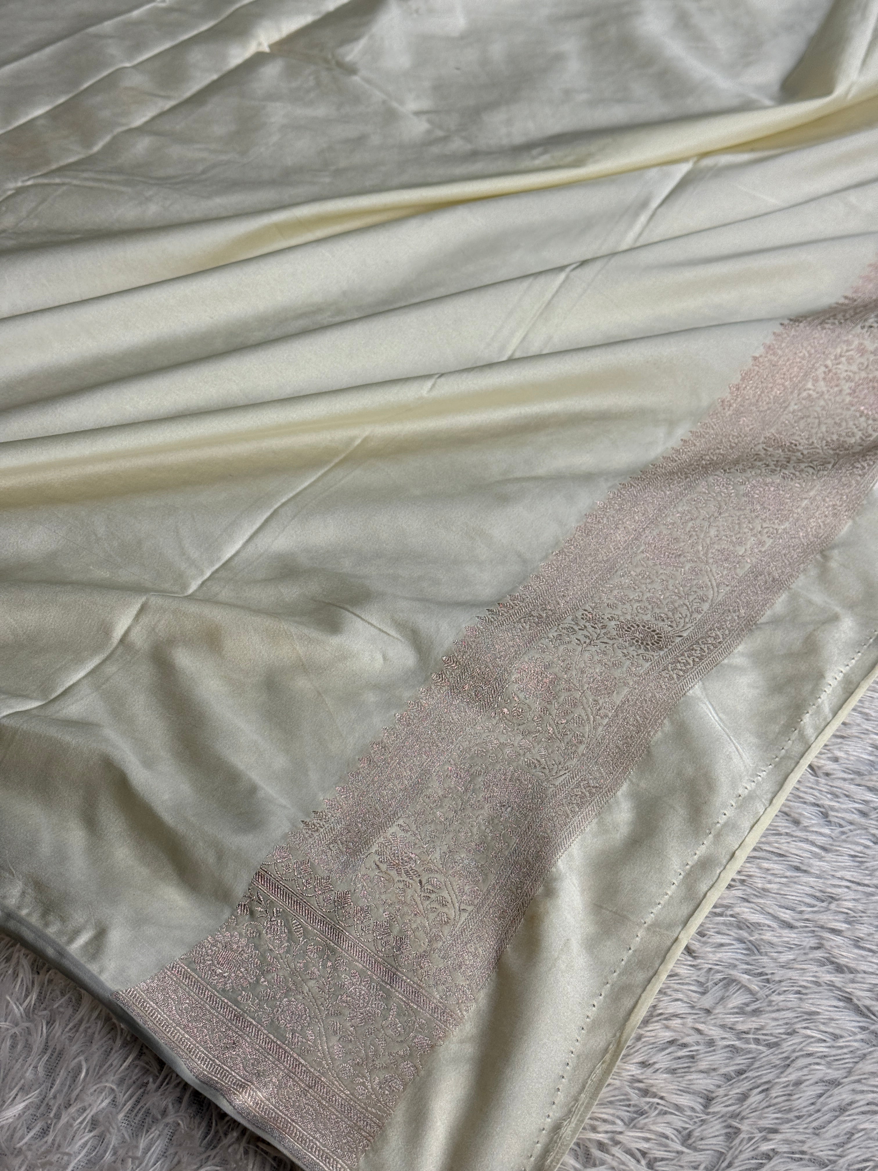 BANARASI MASHRU KATAN SILK SAREE MK047