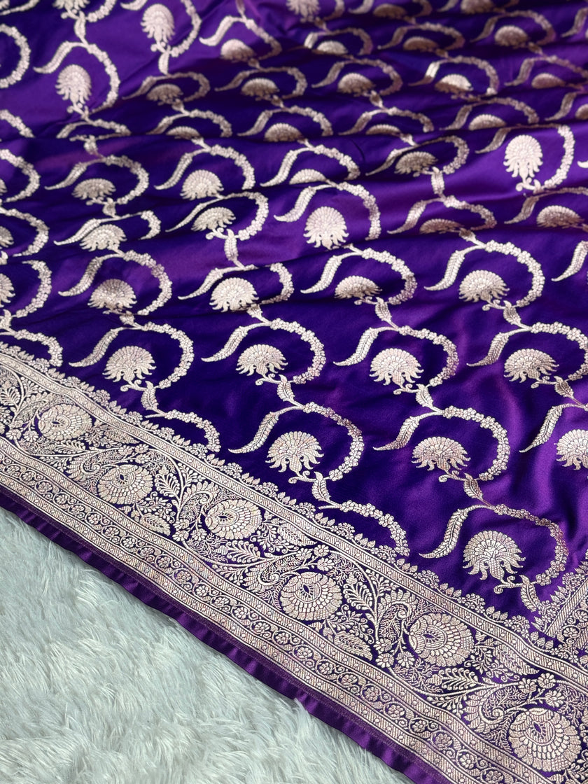 BANARASI MASHRU KATAN SILK SAREE HN571