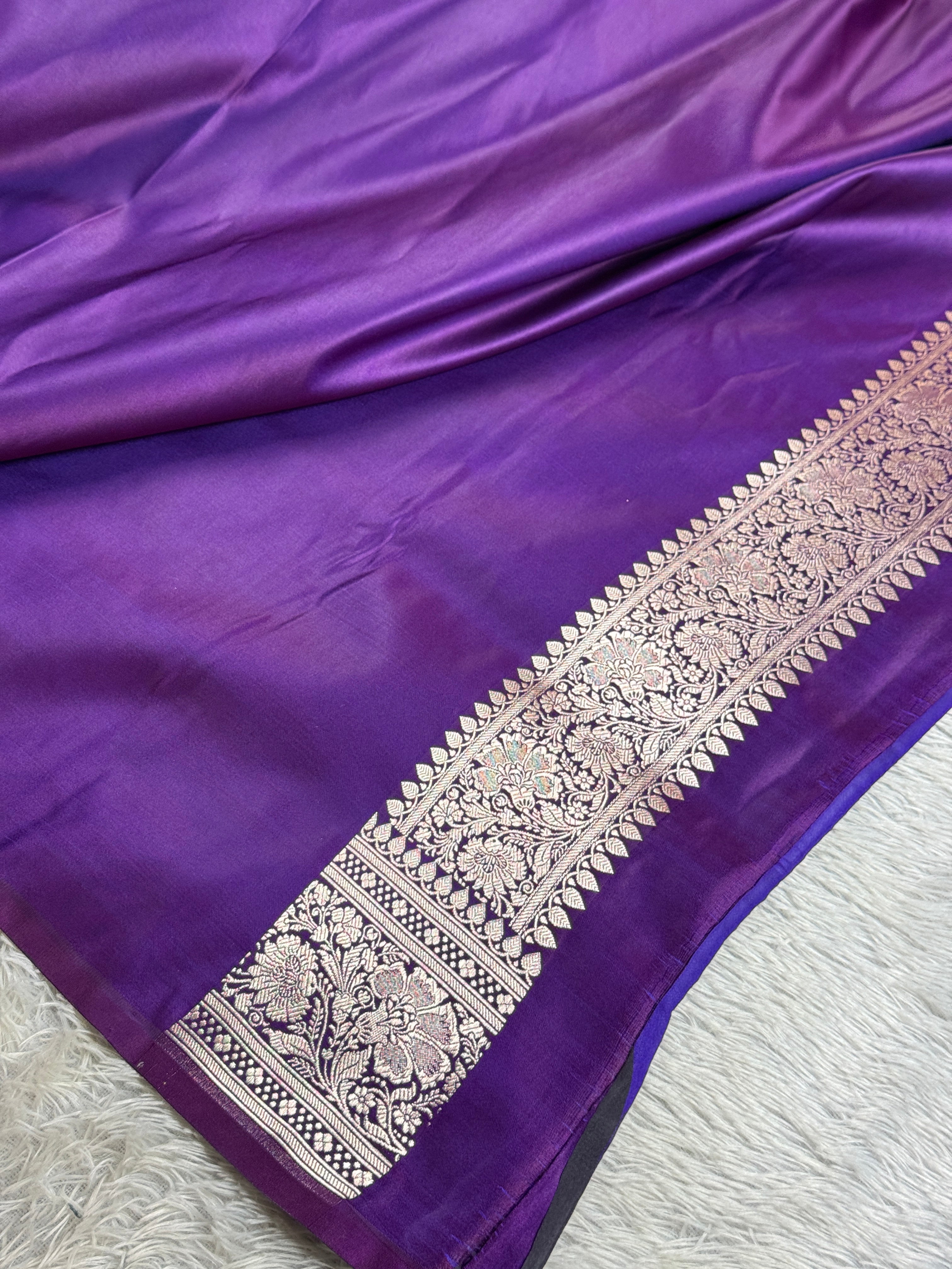 BANARASI MASHRU KATAN SILK SAREE HN950