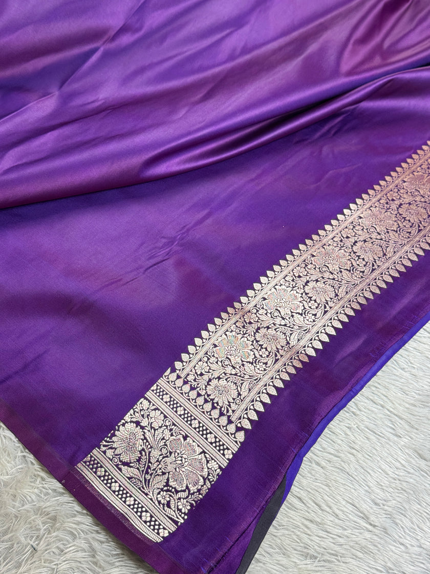 BANARASI MASHRU KATAN SILK SAREE HN950