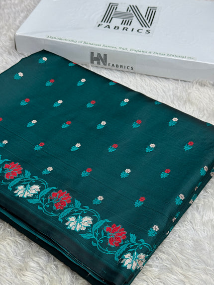 BANARASI MASHRU KATAN SILK SAREE HN541