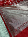 BANARASI MASHRU KATAN SILK SAREE MENAKARI WORK HN104