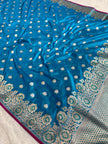 BANARASI MASHRU KATAN SILK SAREE 533