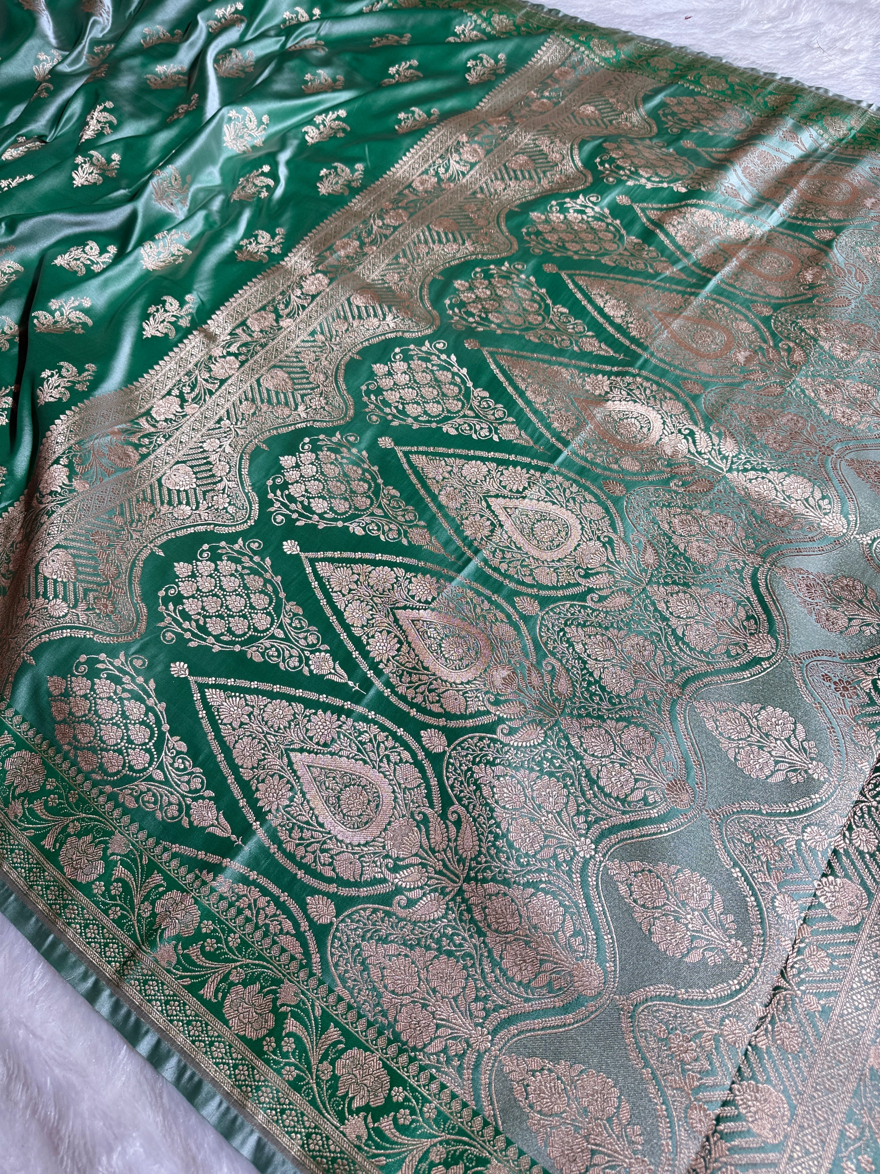 BANARASI MASHRU KATAN SILK SAREE HN521