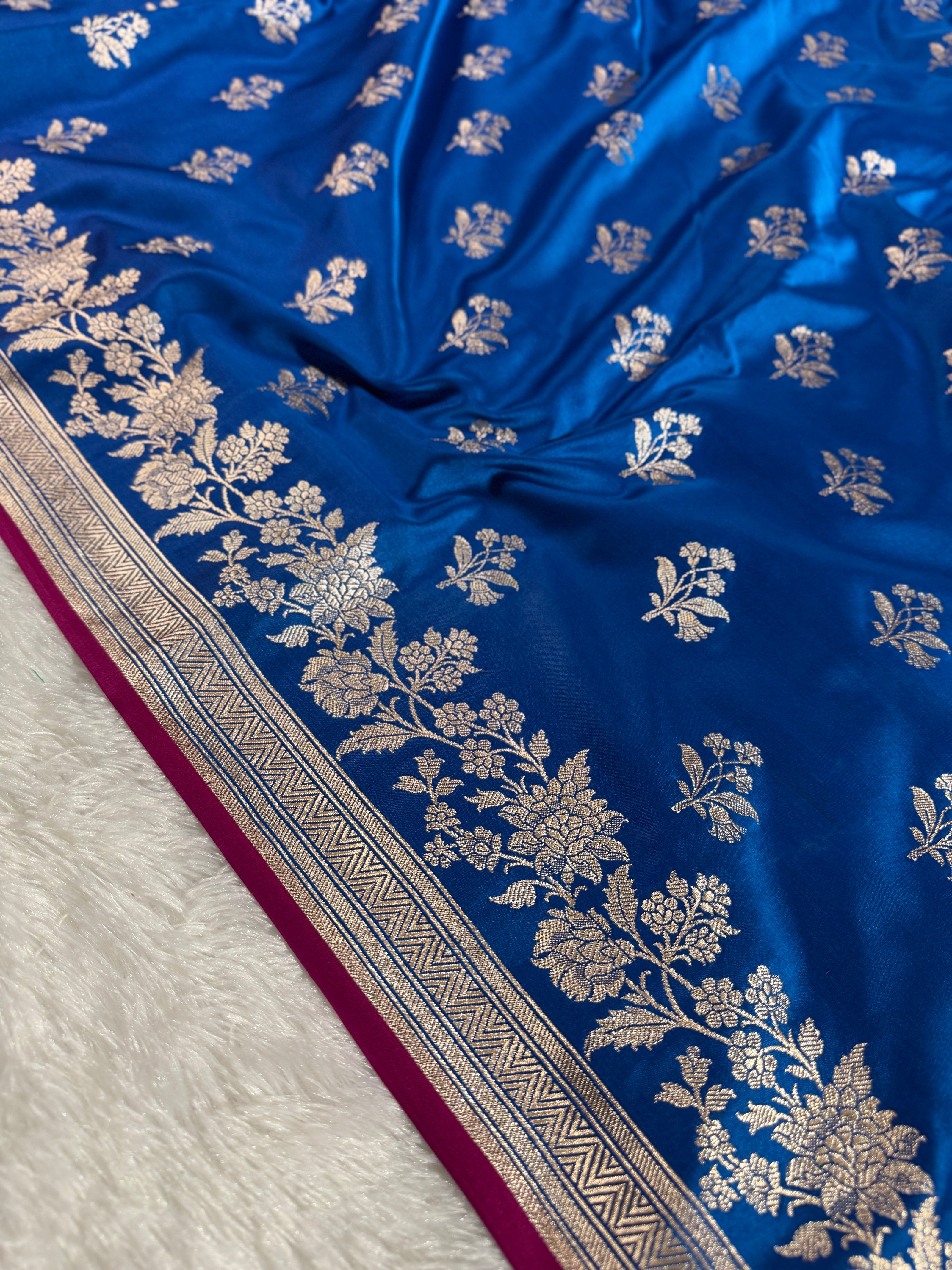 BANARASI MASHRU KATAN SILK SAREE HN532
