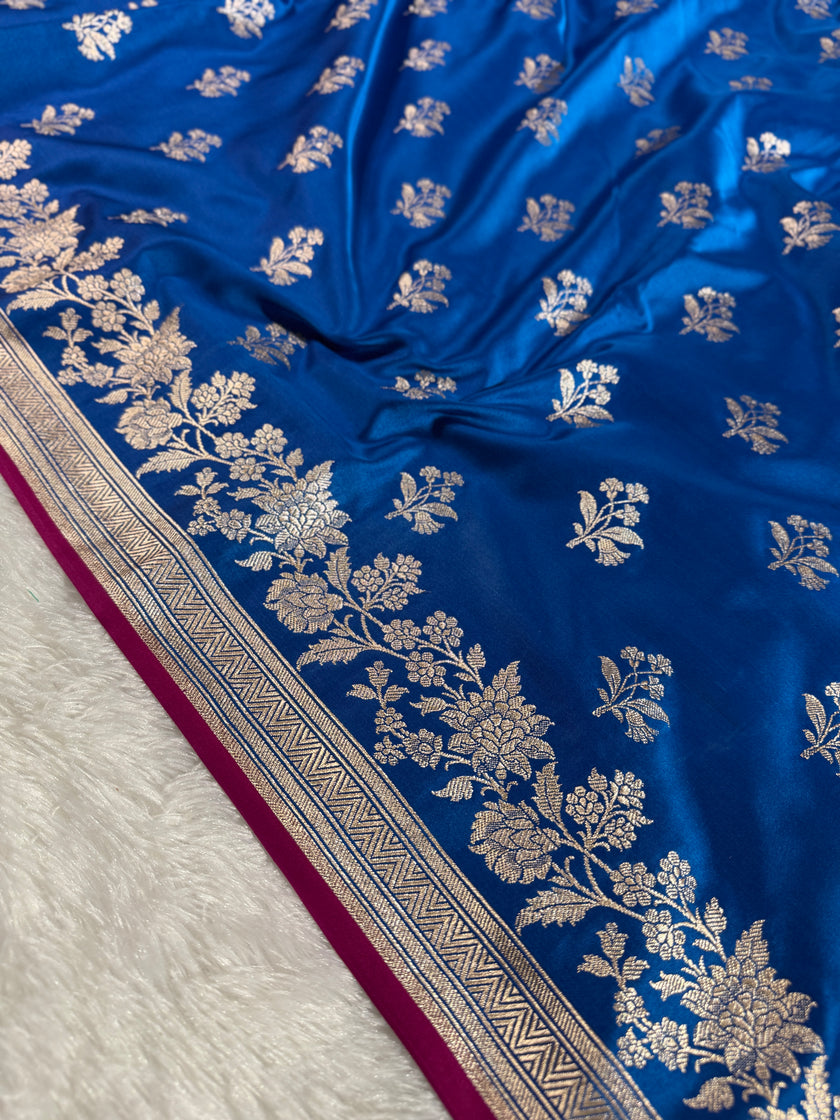 BANARASI MASHRU KATAN SILK SAREE HN532