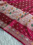 BANARASI MASHRU KATAN SILK SAREE MK029