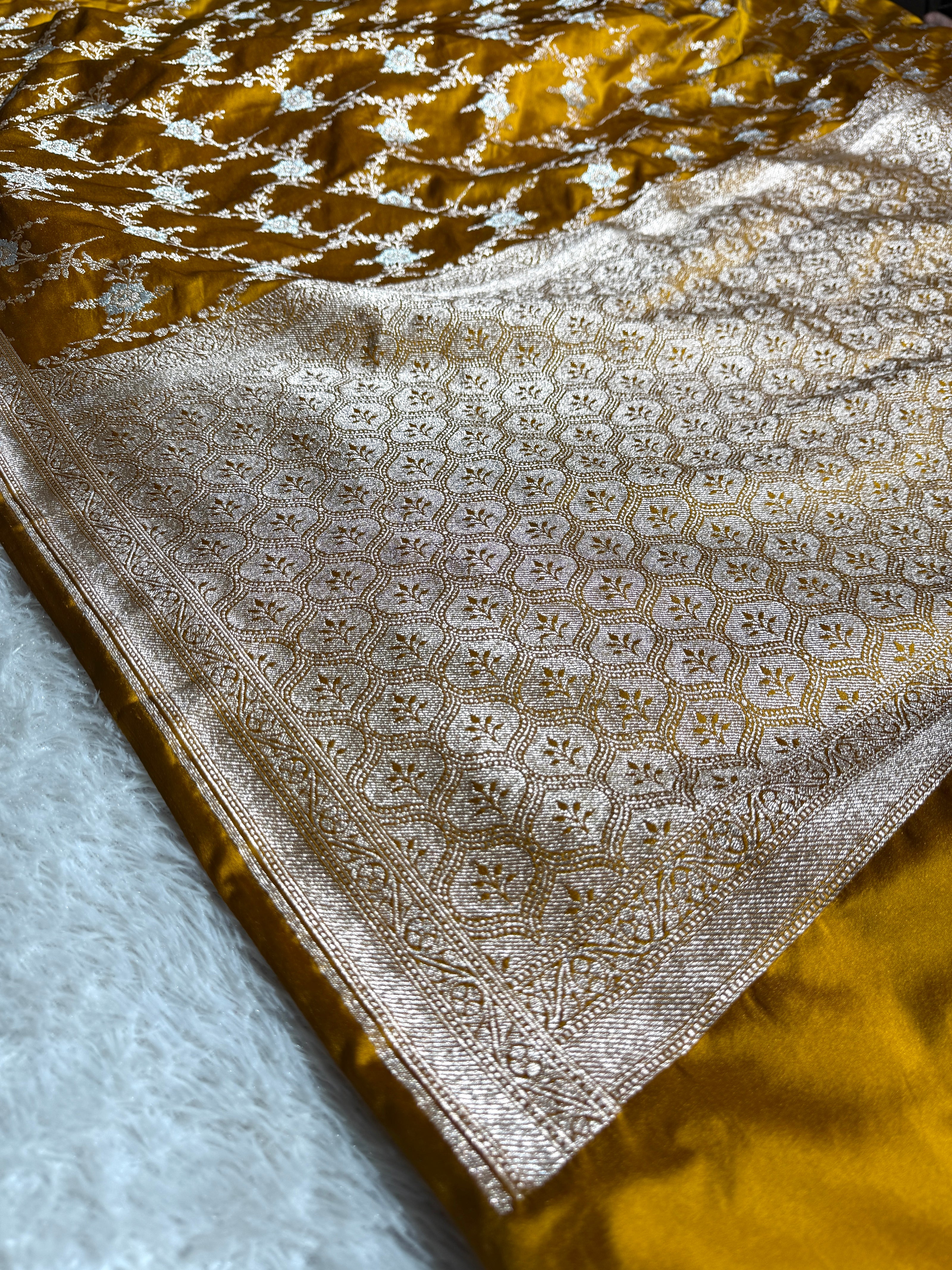 BANARASI MASHRU KATAN SILK SAREE HN510