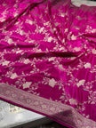 BANARASI MASHRU KATAN SILK SAREE HN575