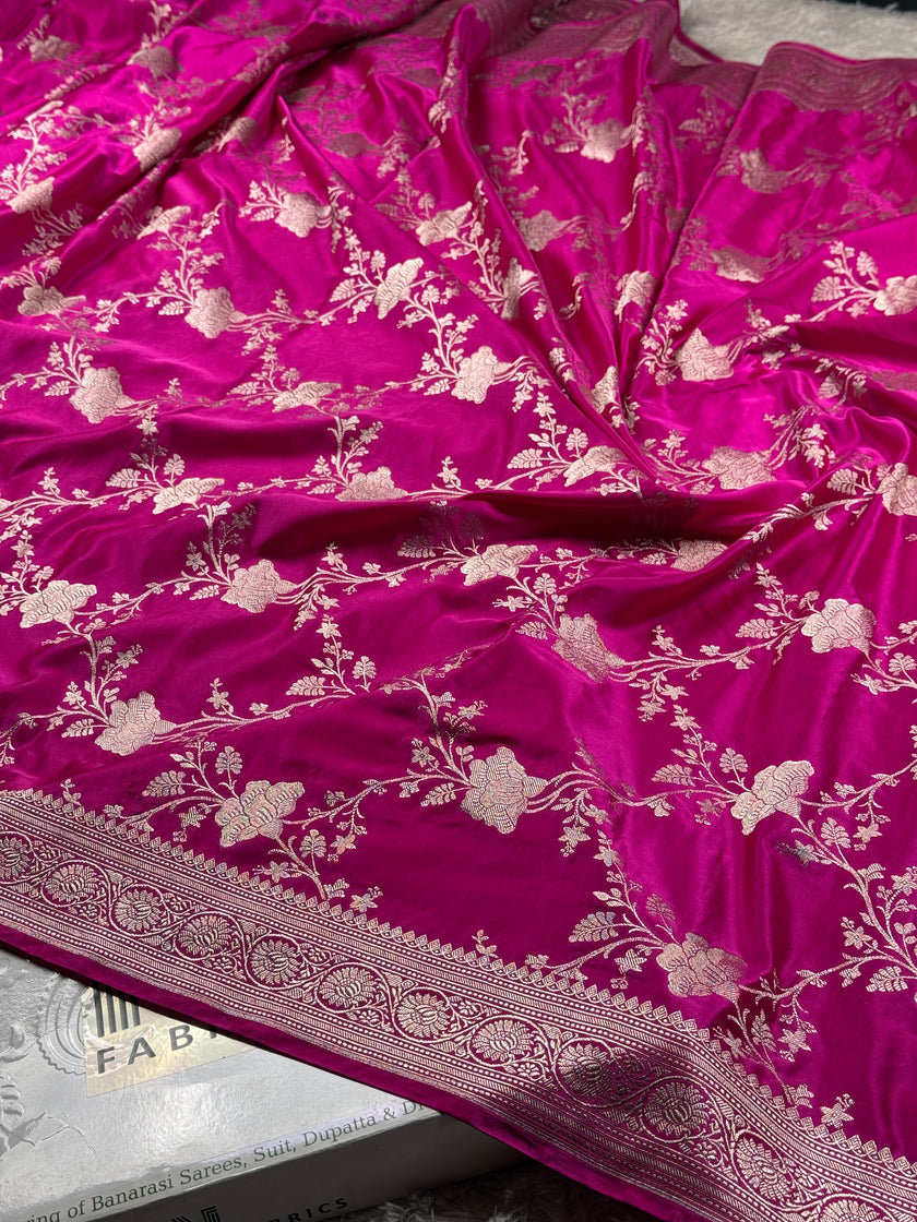 BANARASI MASHRU KATAN SILK SAREE HN575