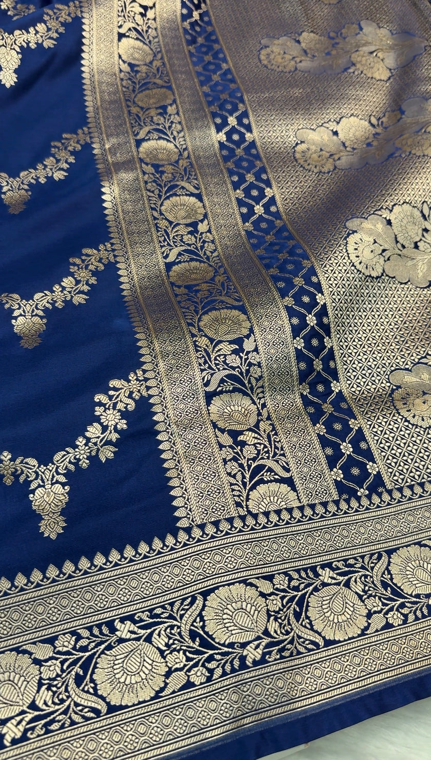 Banarasi Mashru Katan Silk Saree HN125