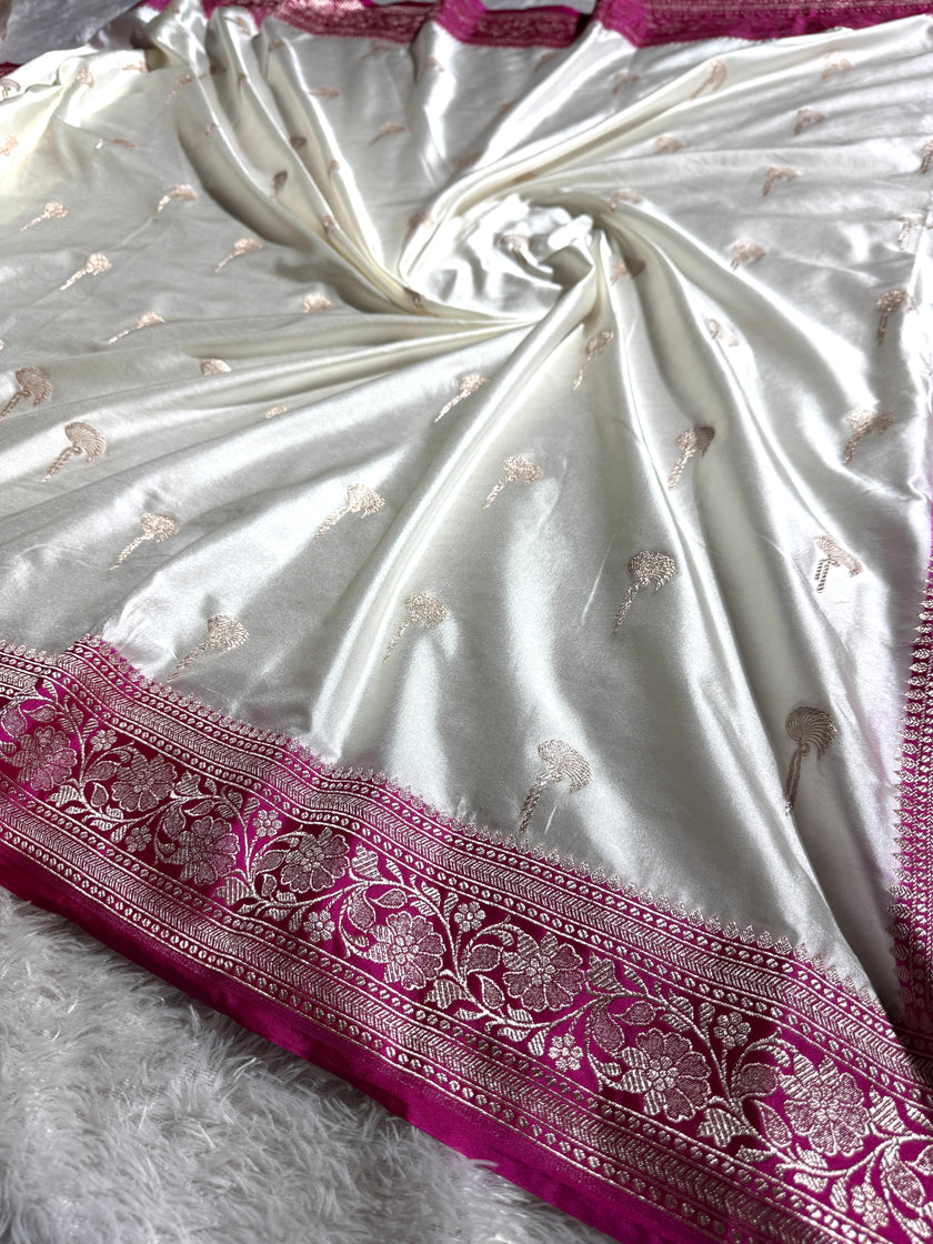 BANARASI MASHRU KATAN SILK SAREE HN511