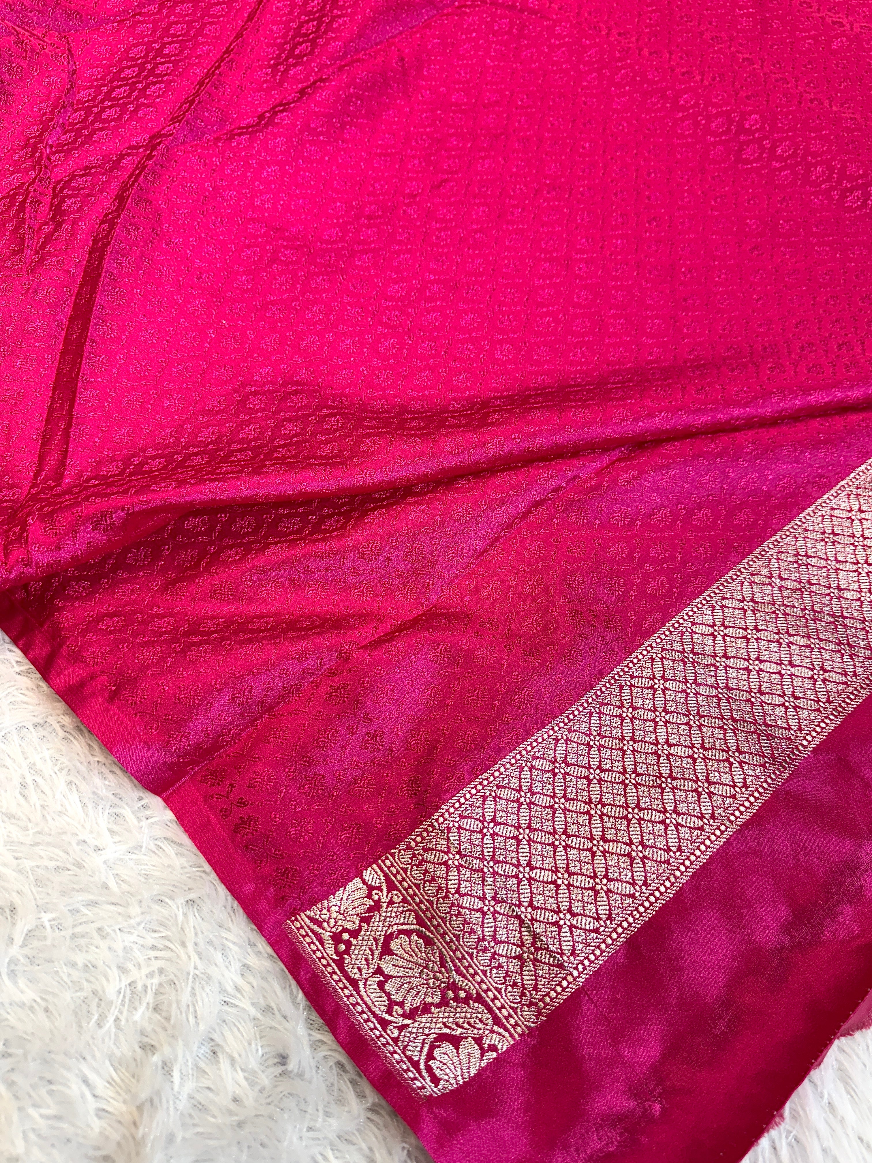 BANARASI MASHRU KATAN SILK SAREE HN555