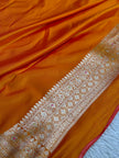 BANARASI MASHRU KATAN SILK SAREE MENAKARI WORK HN500
