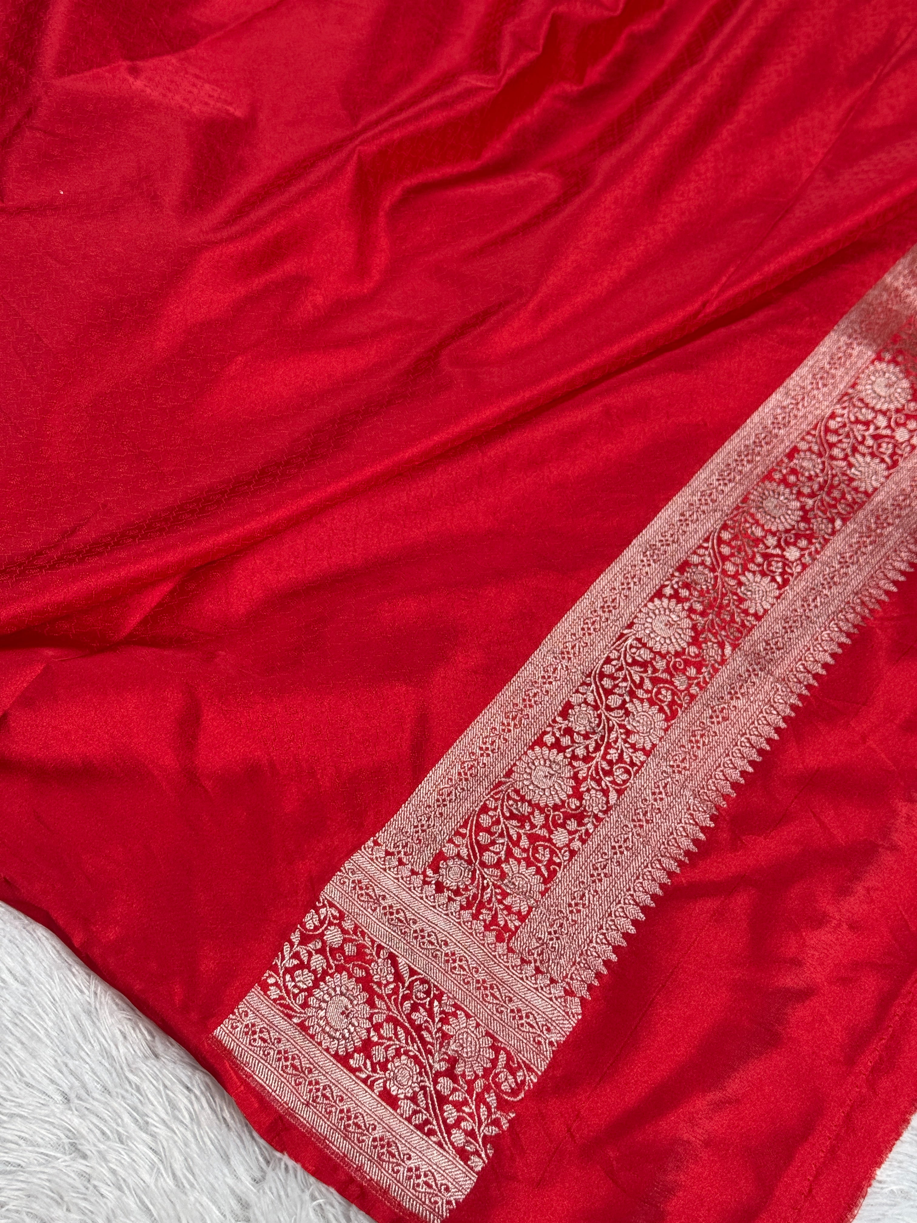 BANARASI MASHRU KATAN SILK SAREE HN820