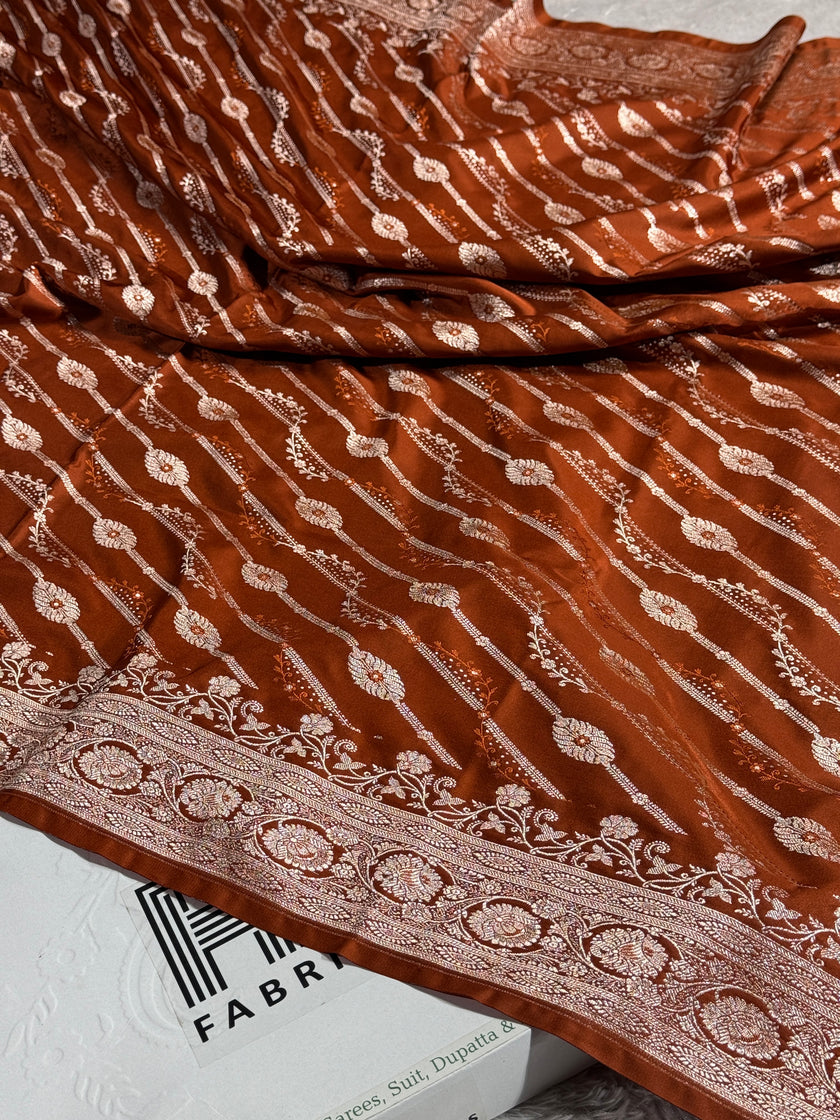 BANARASI MASHRU KATAN SILK SAREE HN651