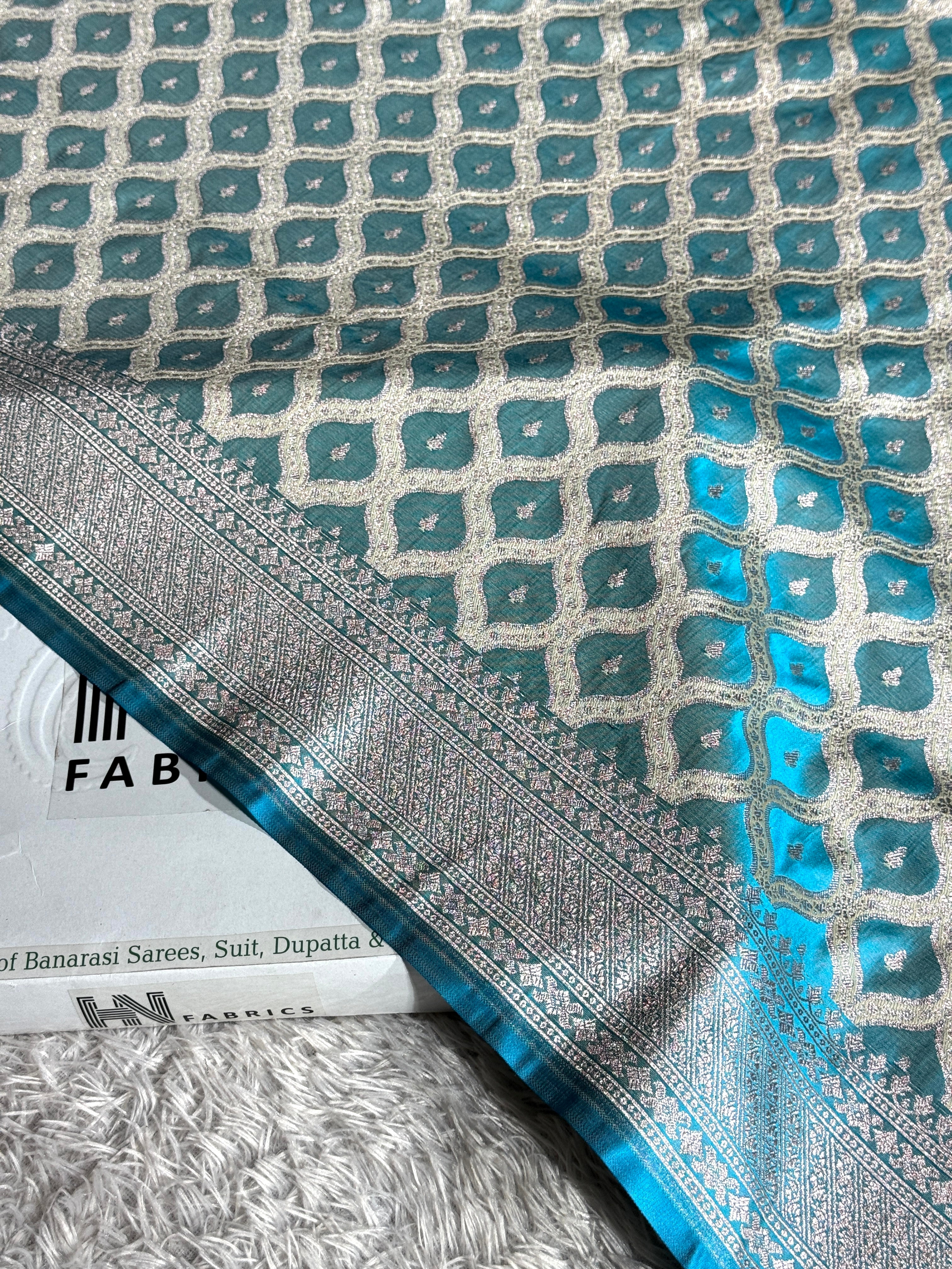 BANARASI MASHRU KATAN SILK SAREE MK017