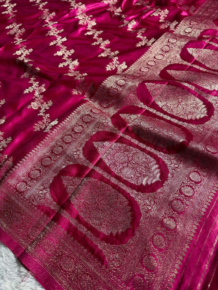 BANARASI MASHRU KATAN SILK SAREE HN144