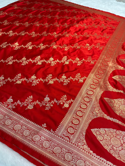 BANARASI MASHRU KATAN SILK SAREE HN144