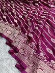 BANARASI MASHRU KATAN SILK SAREE HN651