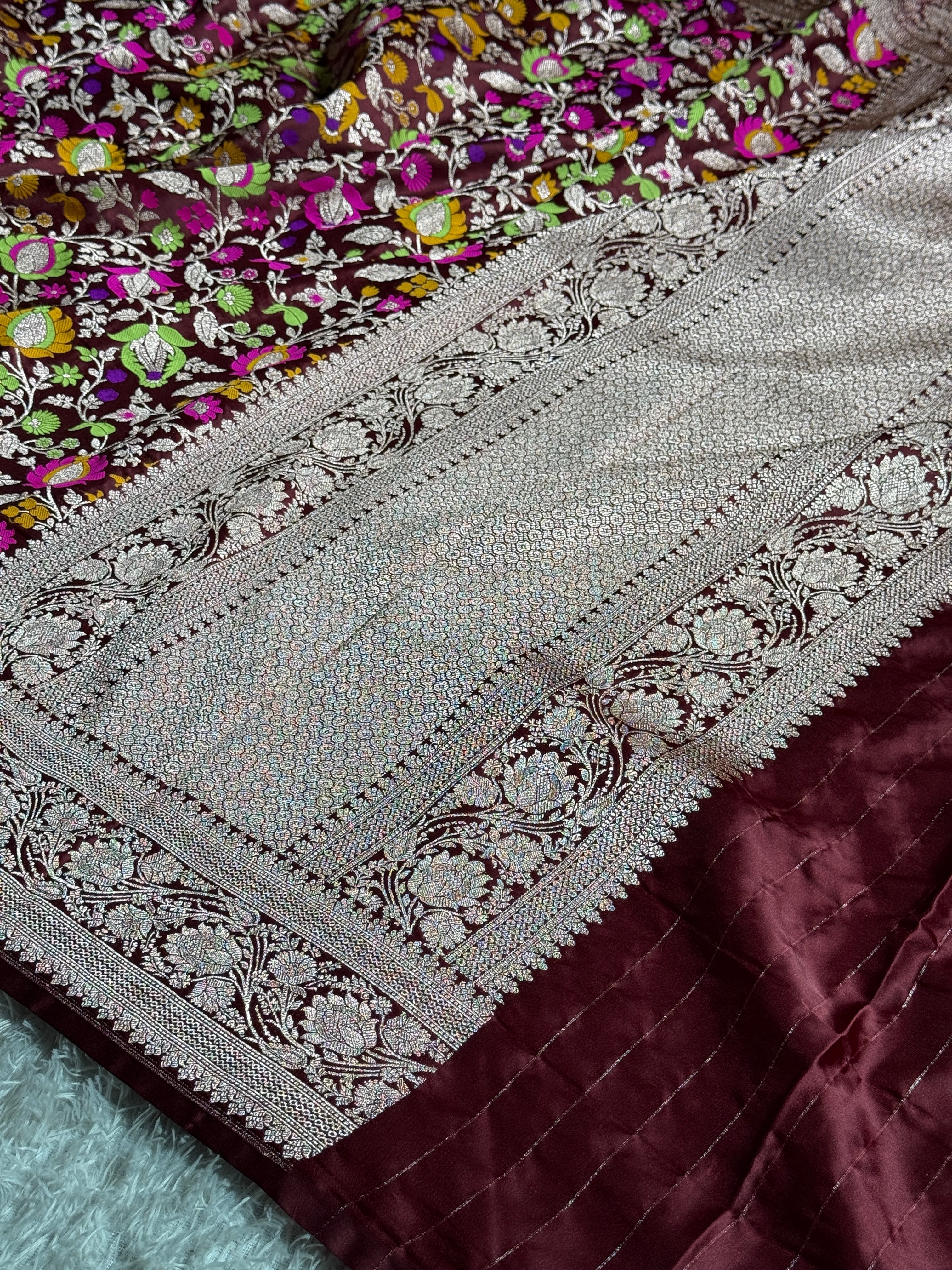 BANARASI MASHRU KATAN SILK SAREE HN140